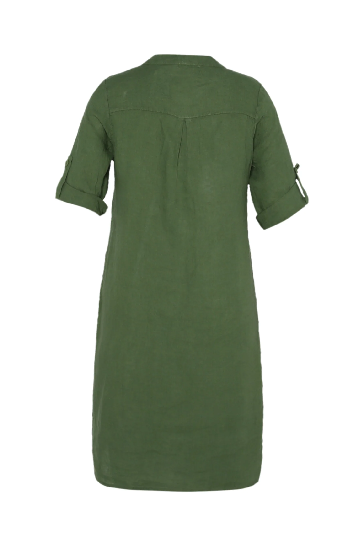 Robe tunique en lin unie - Image 44