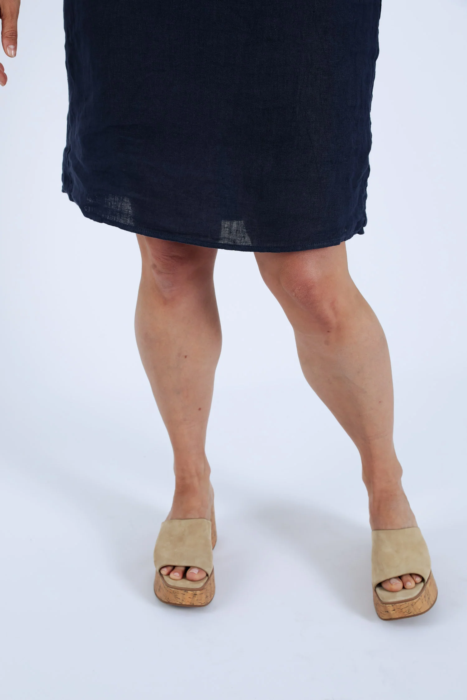 Robe tunique en lin unie - Image 6