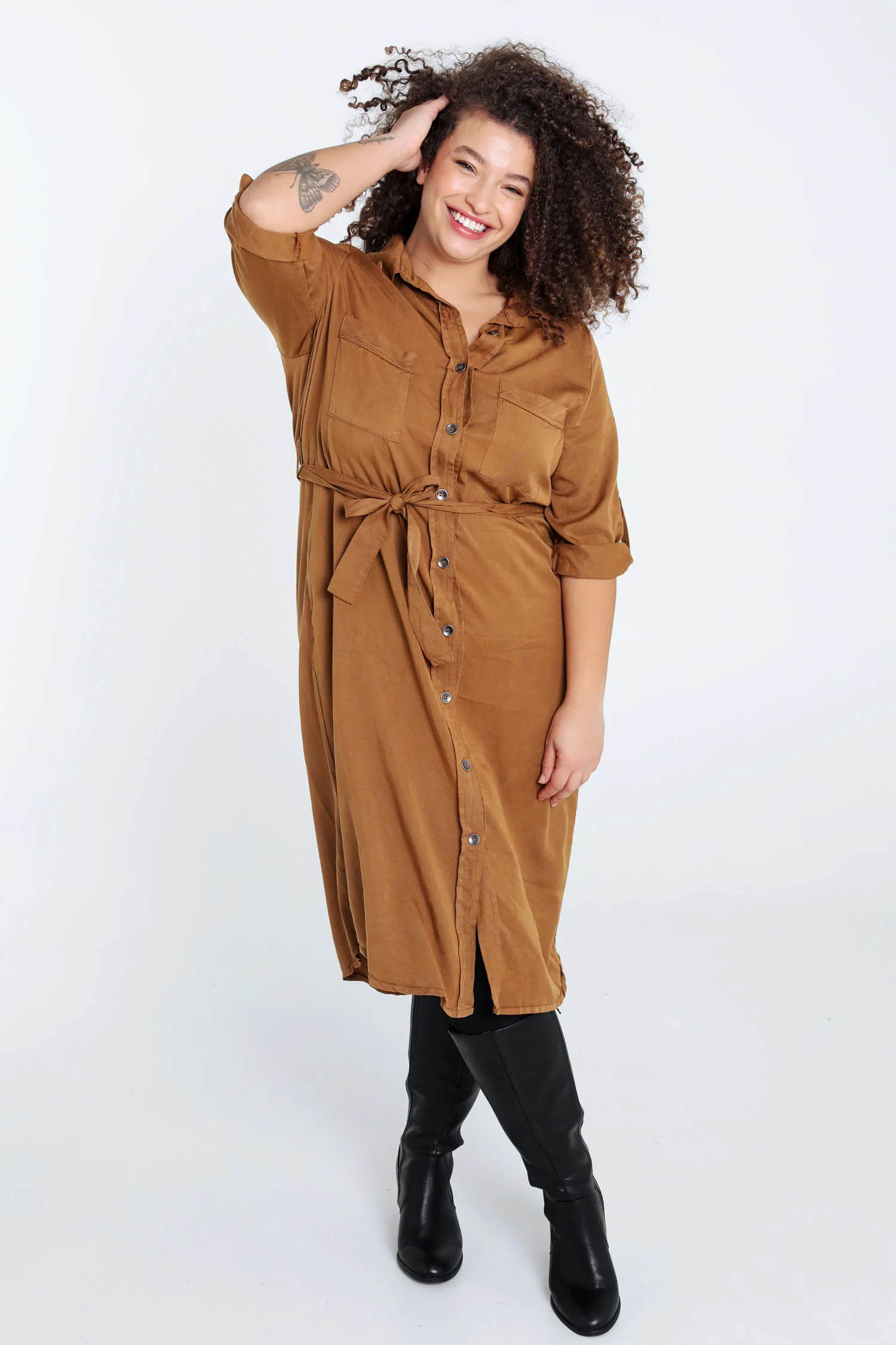 Robe tunique en tencel et lin - Image 9