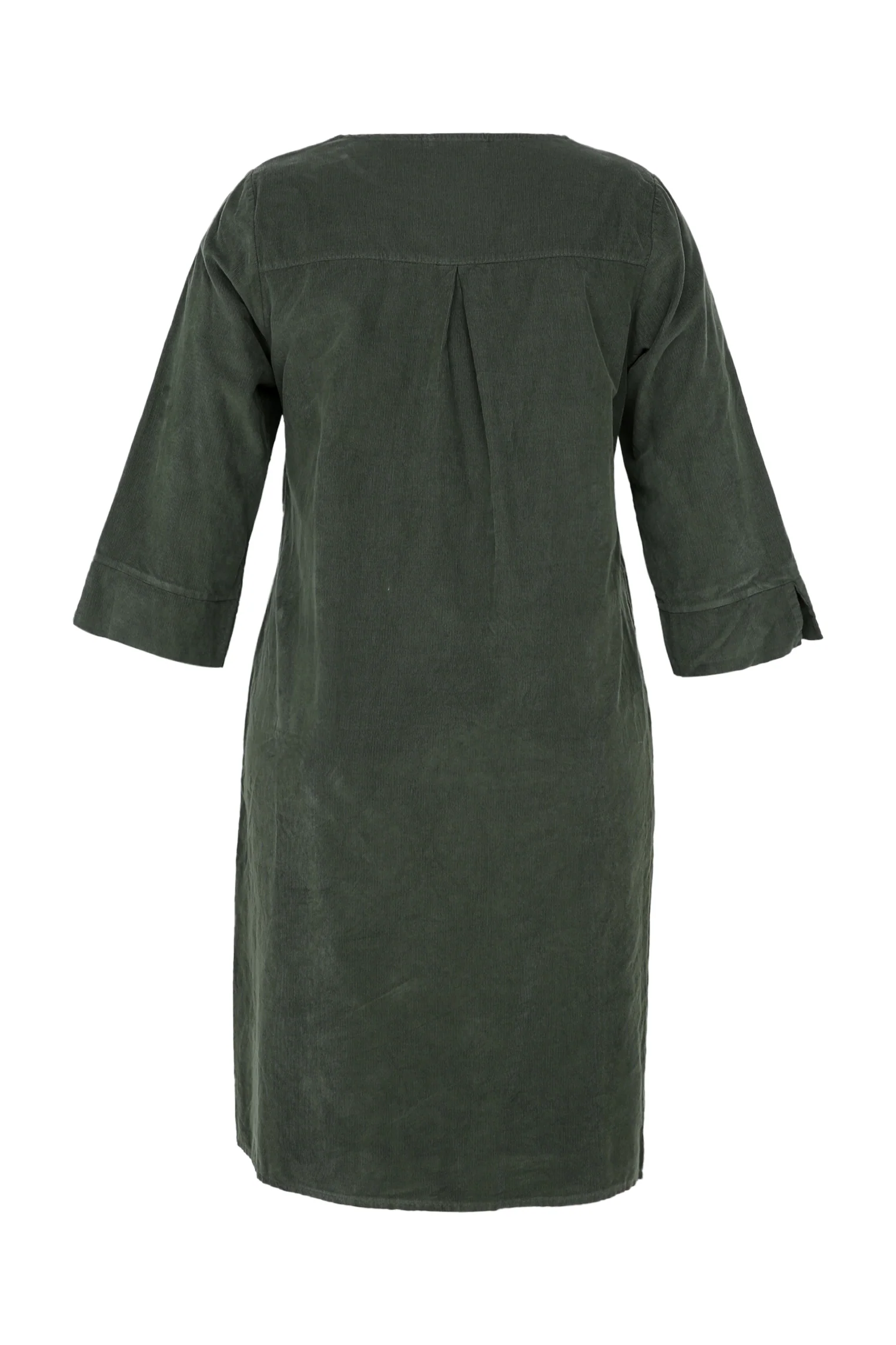 Robe tunique en velours uni - Image 2
