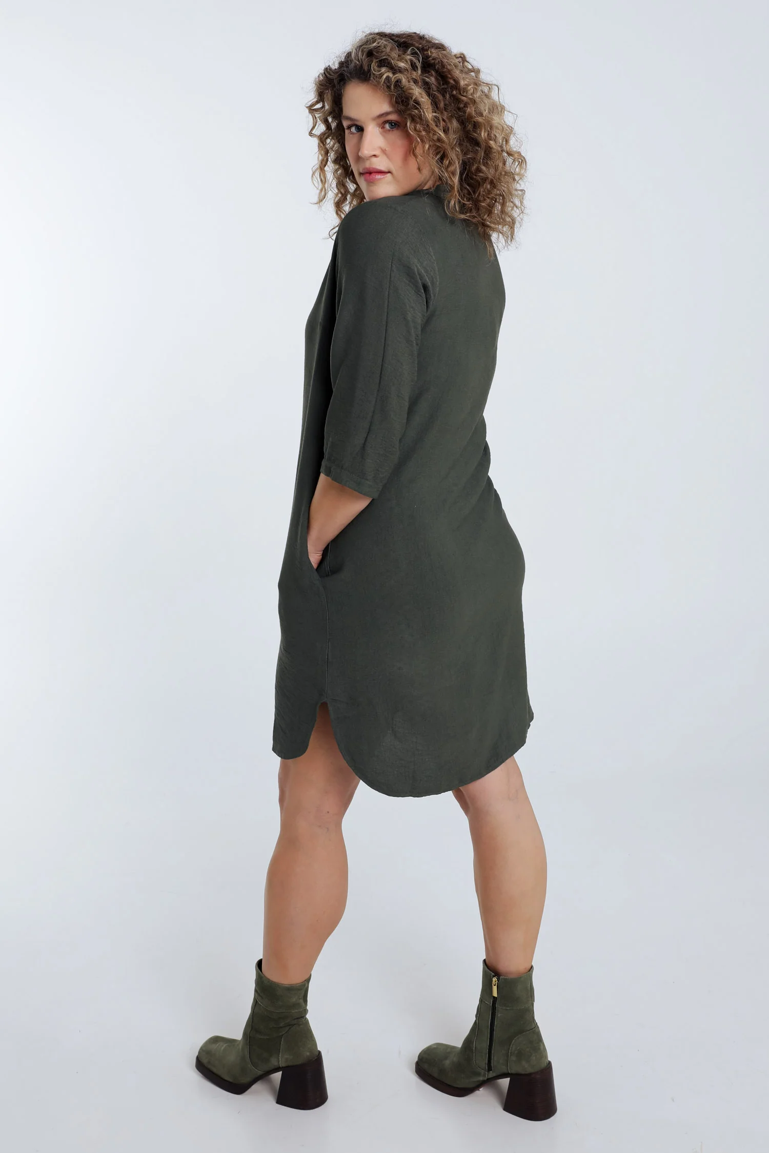 Robe tunique unie - Image 24
