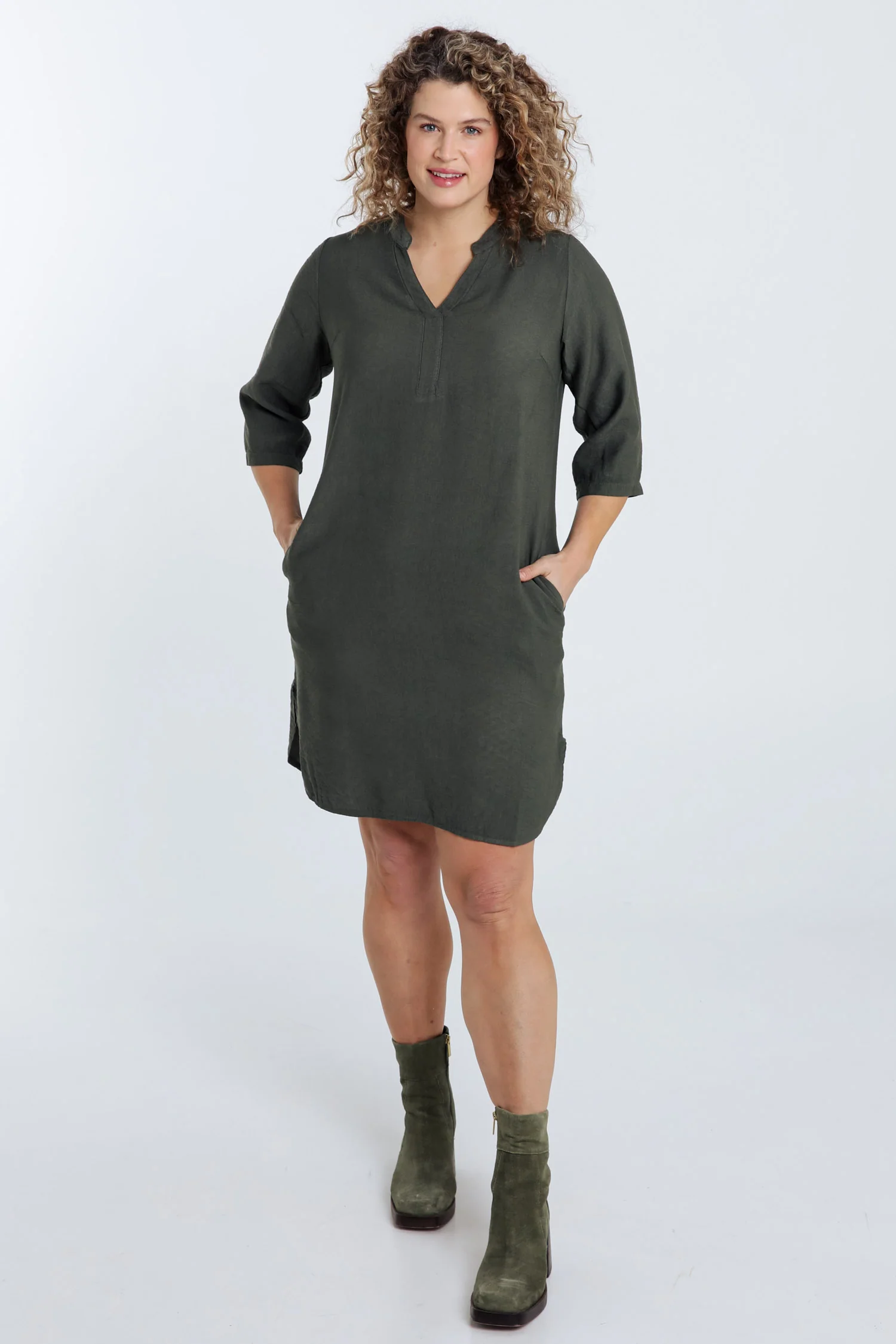 Robe tunique unie - Image 29