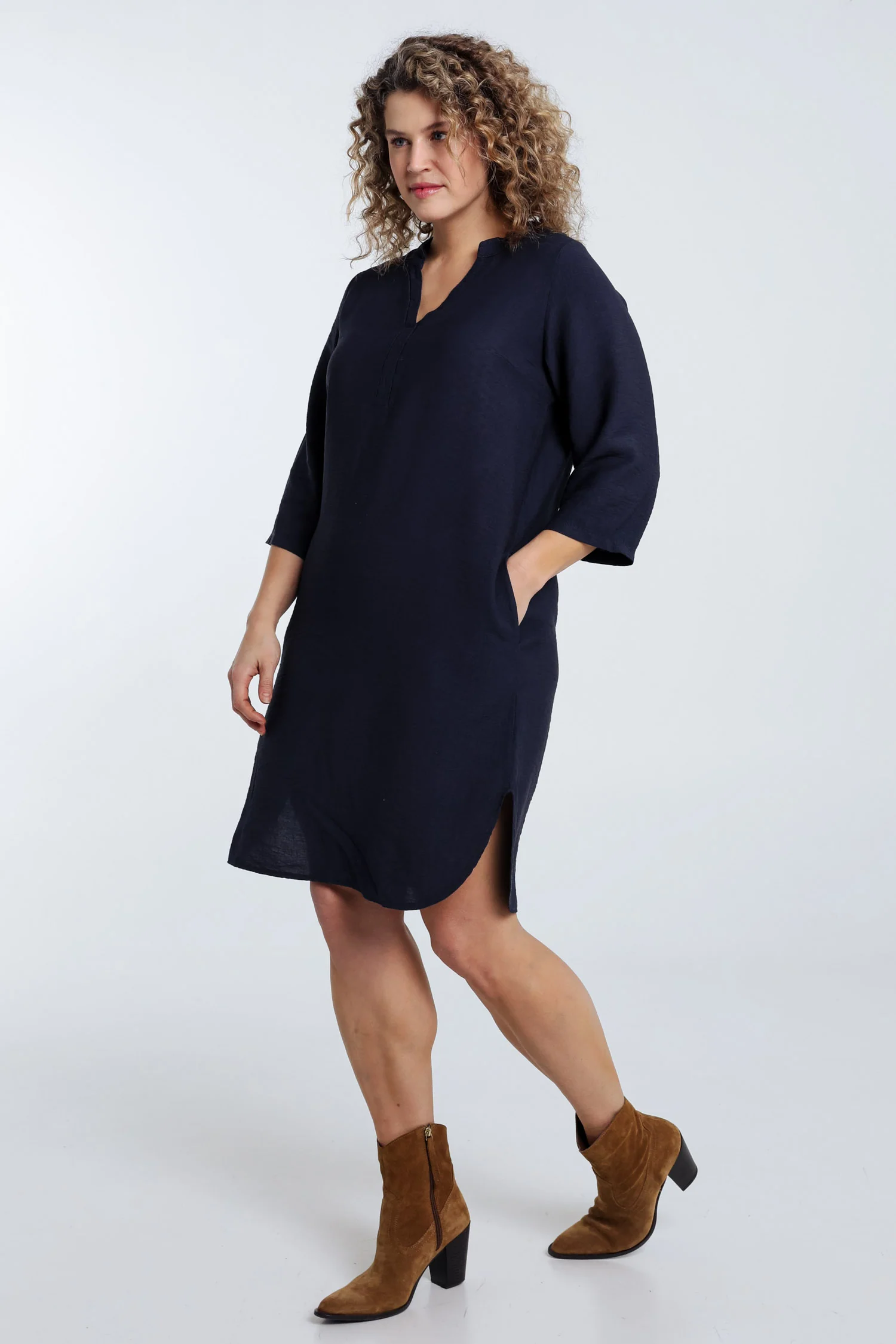 Robe tunique unie - Image 8