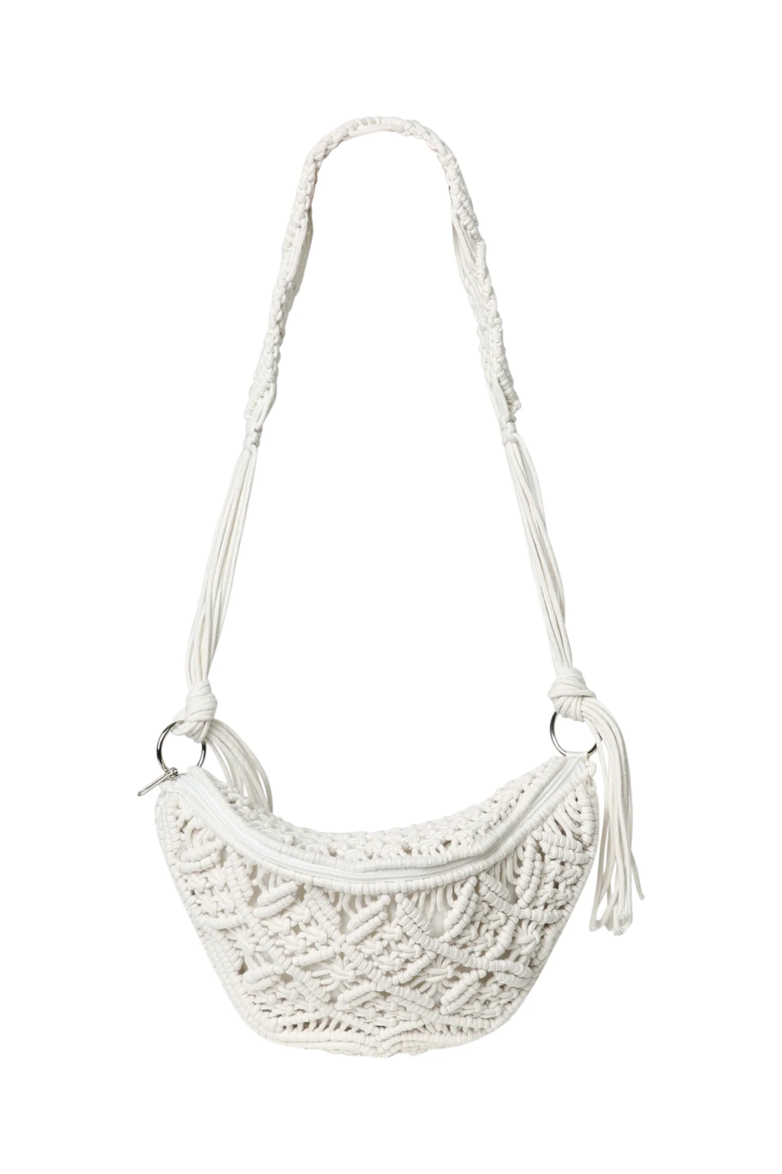 Sac bandoulière en crochet