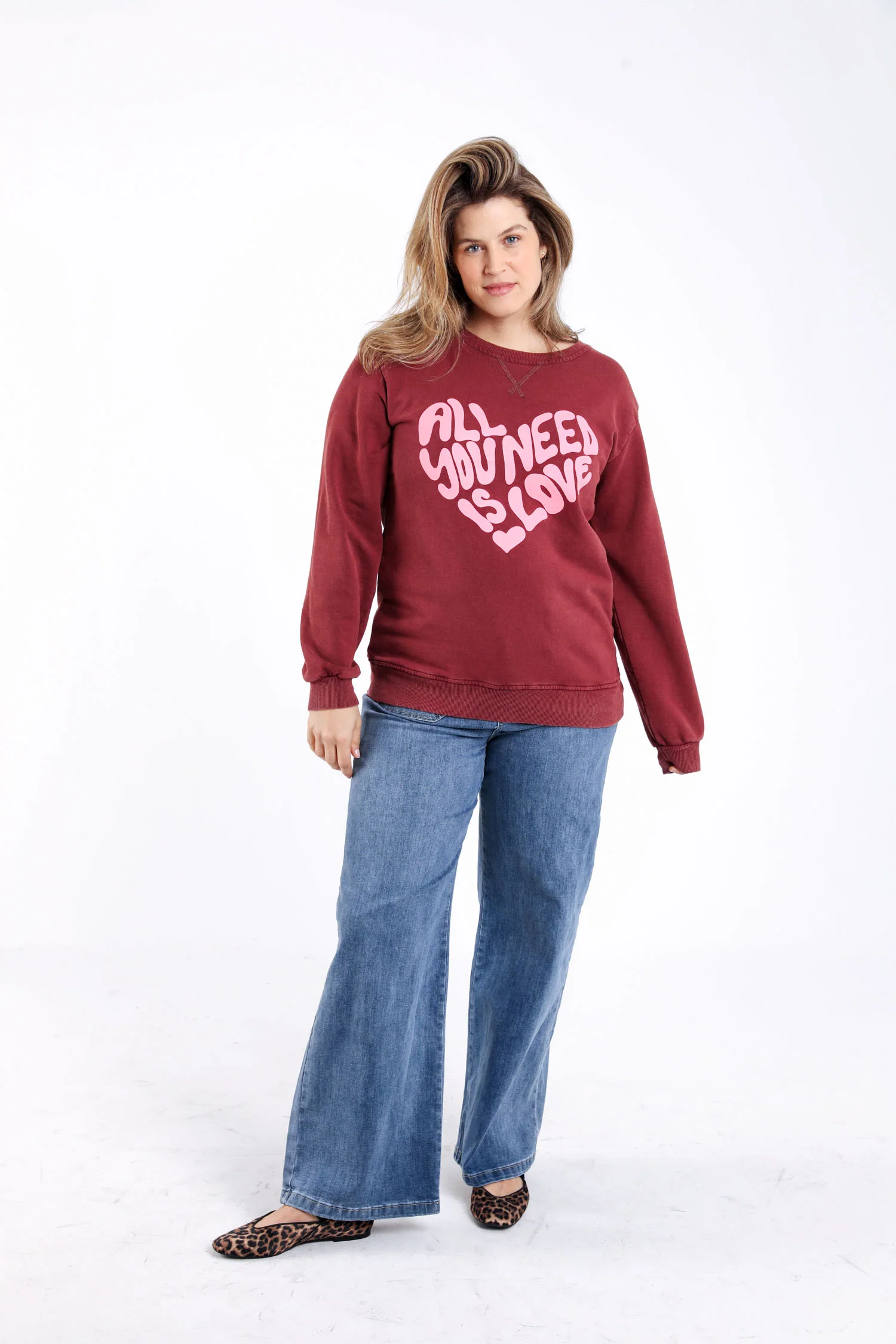 Sweat coeur avec message - Image 5
