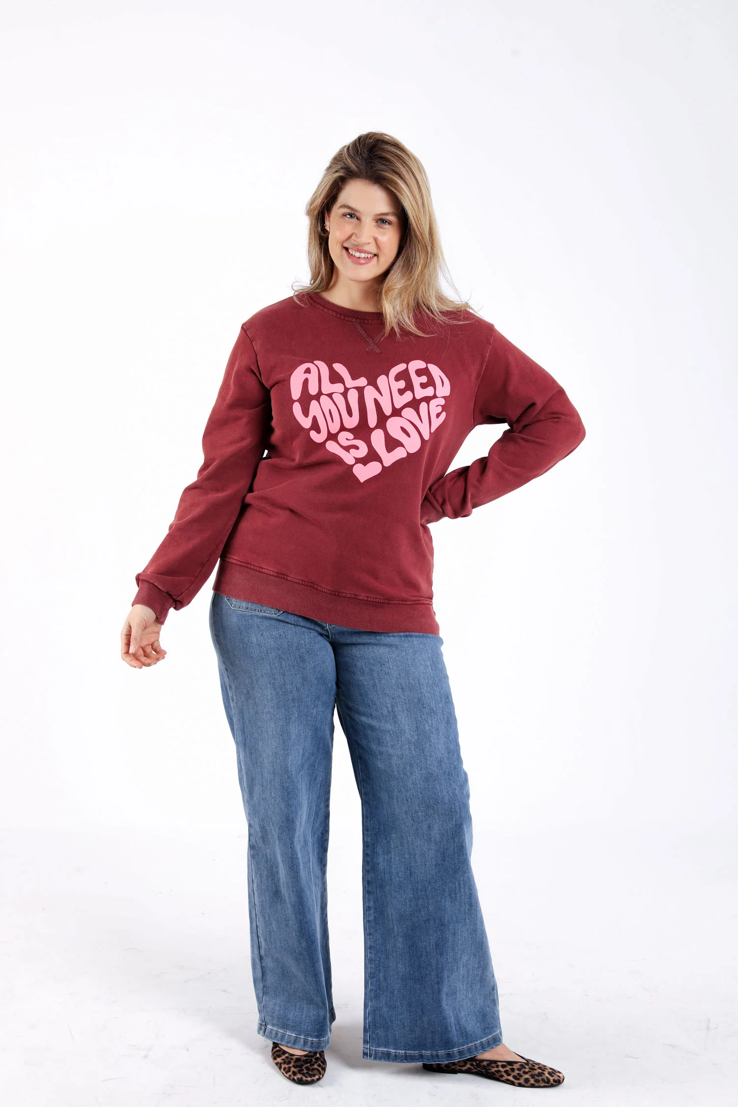 Sweat coeur avec message - Image 7