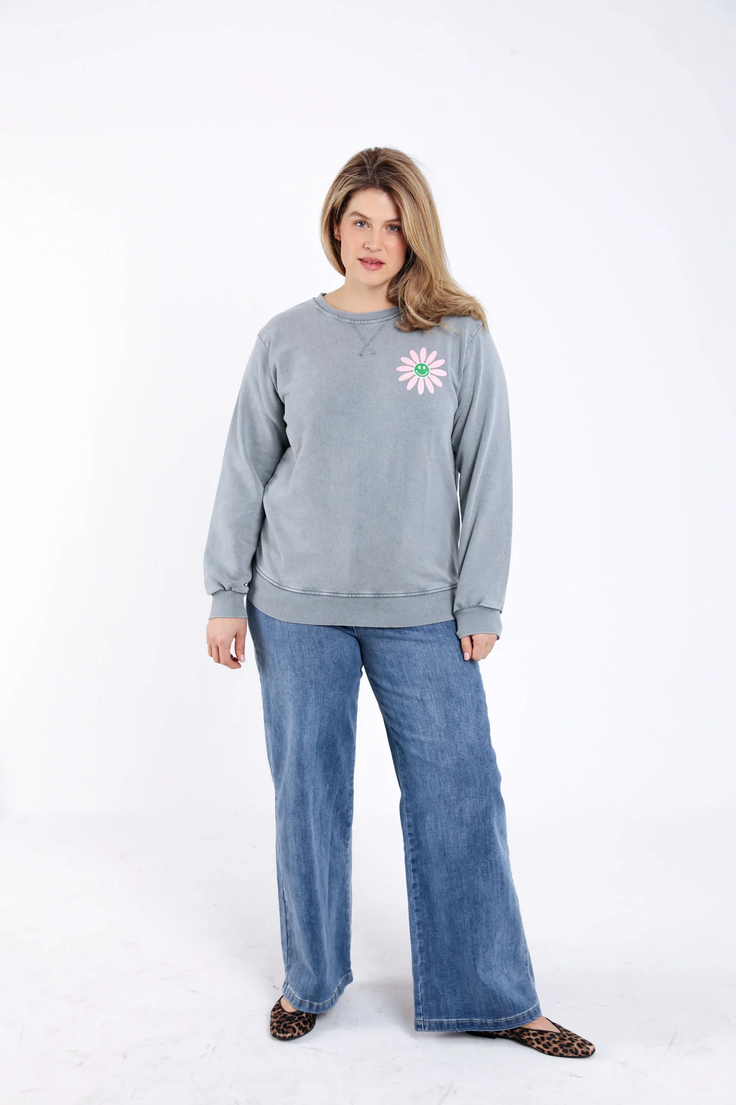 Sweat en coton imprimé fleuri - Image 8