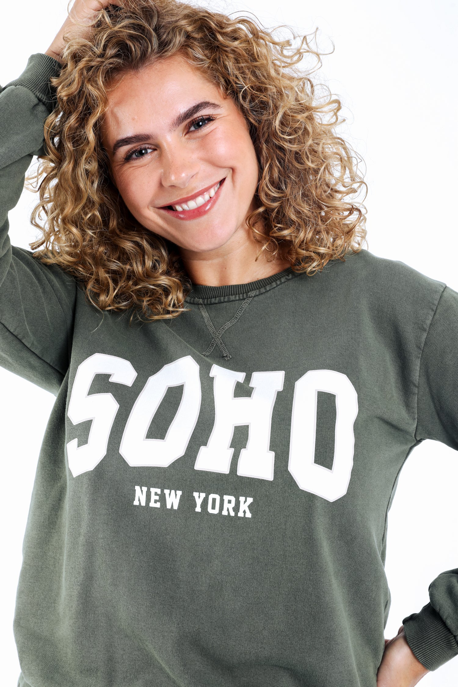 Sweat en coton imprimé Soho - Image 3