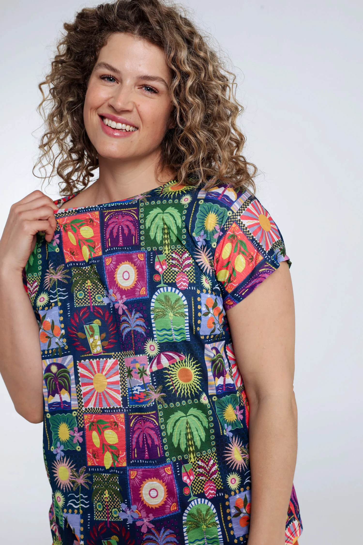 T-shirt à imprimé jungle - Image 4