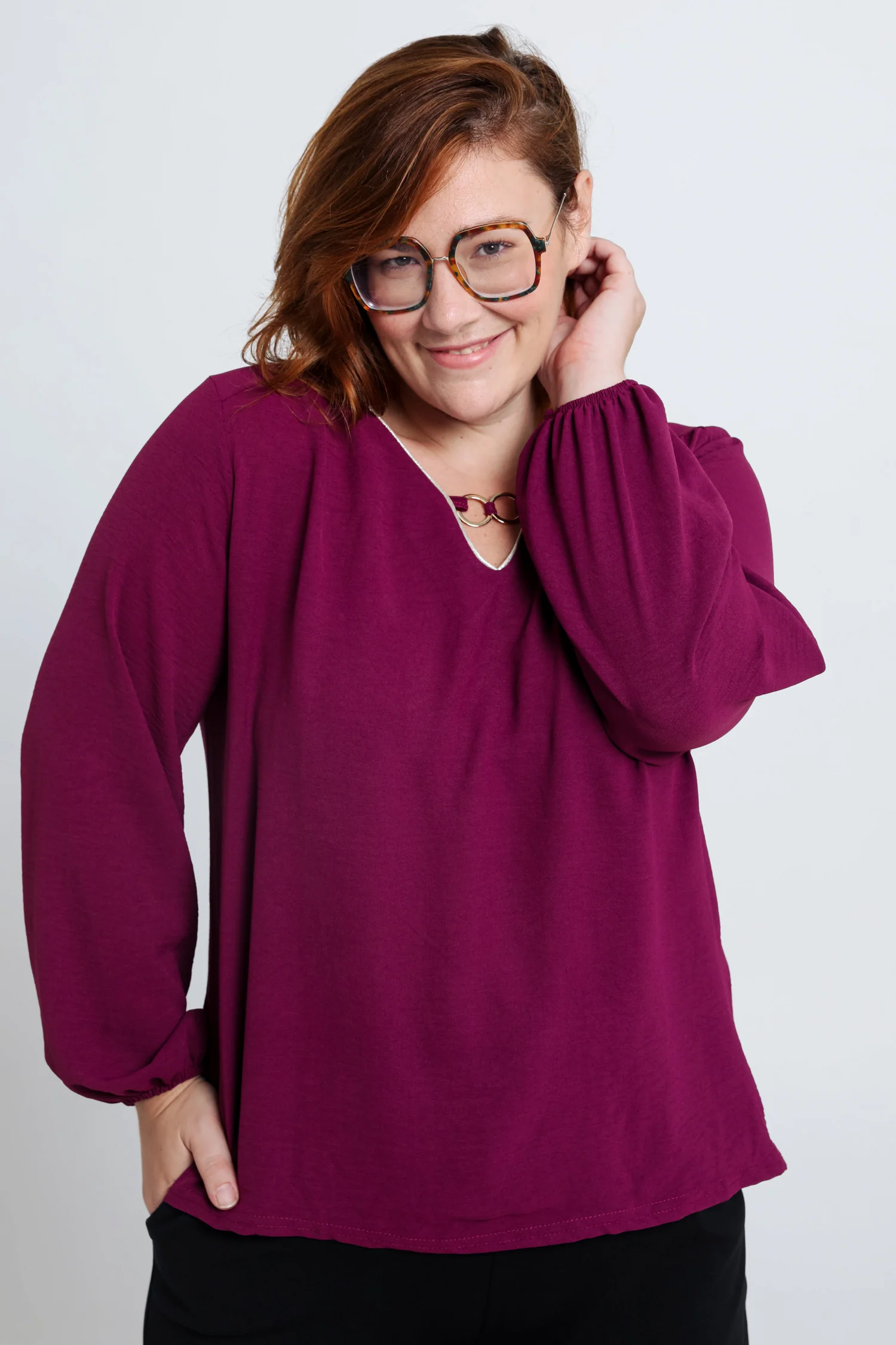 T-shirt avec lurex et bijou - Image 12