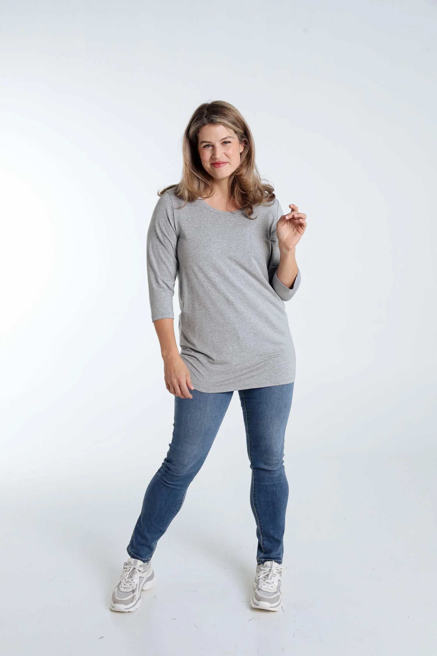 T-shirt basic uni en viscose - Image 29