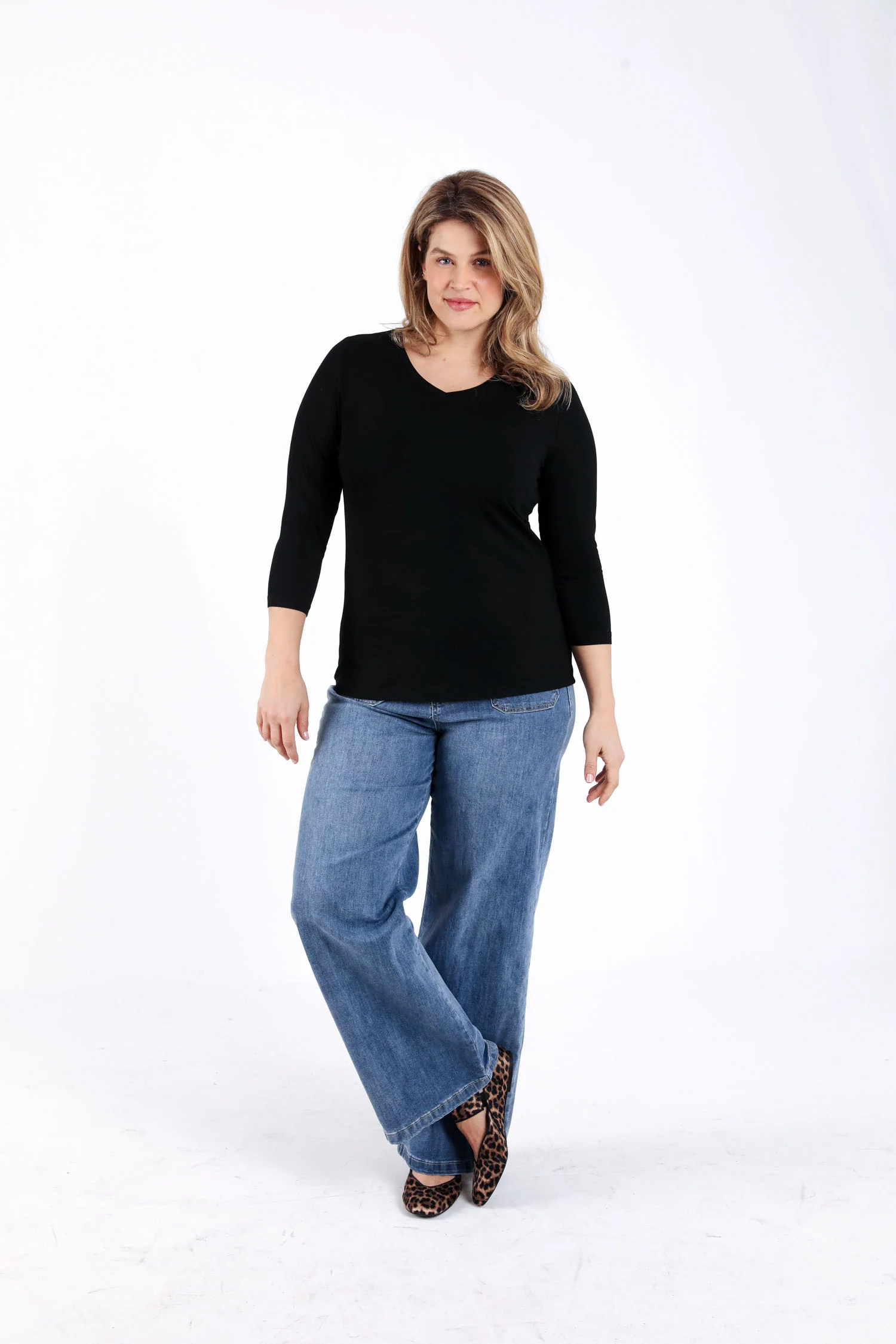 T-shirt basique en viscose - Image 7