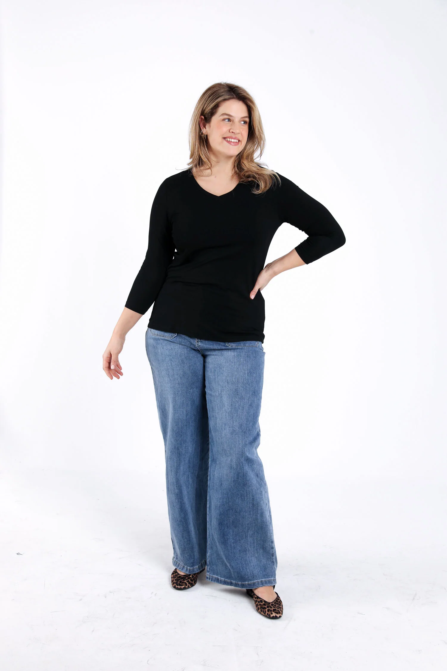 T-shirt basique en viscose - Image 8