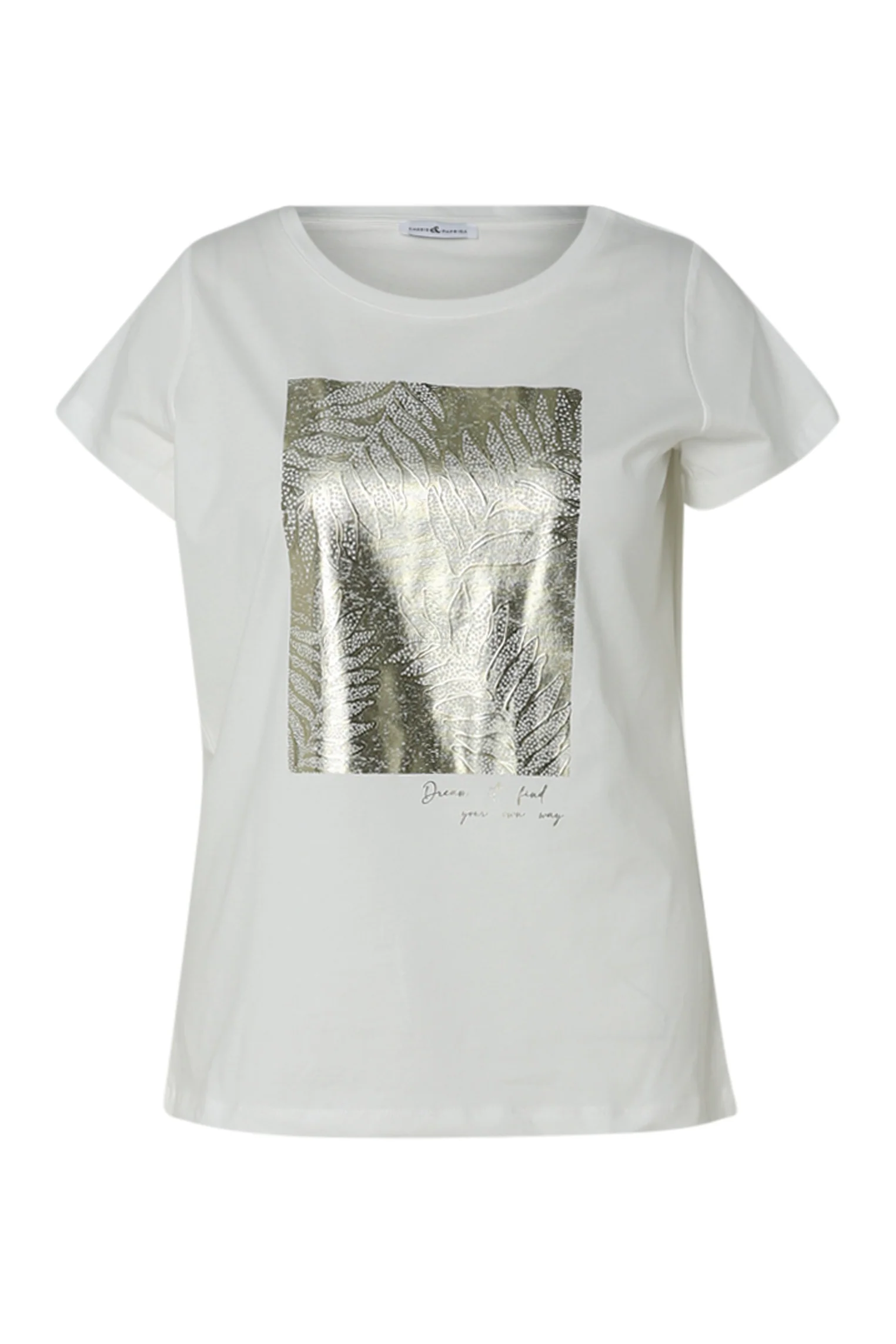 T-shirt en coton avec imprimé foil - Image 10