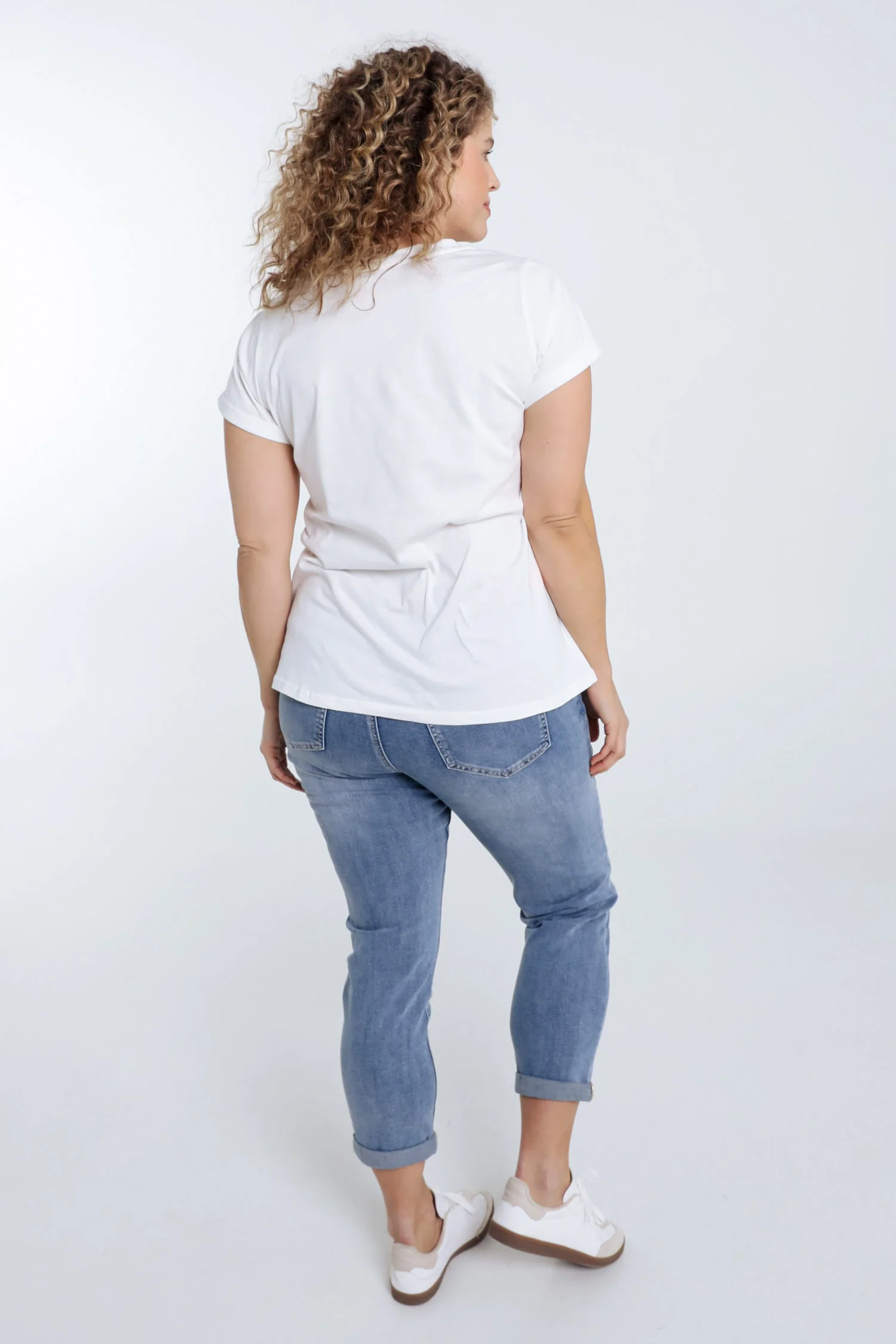 T-shirt en coton dessin coloré et sequins - Image 2