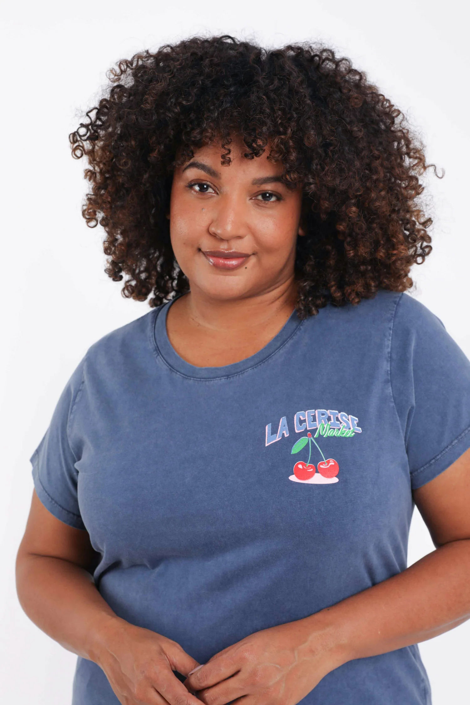 T-shirt en coton imprimé cerises - Image 4