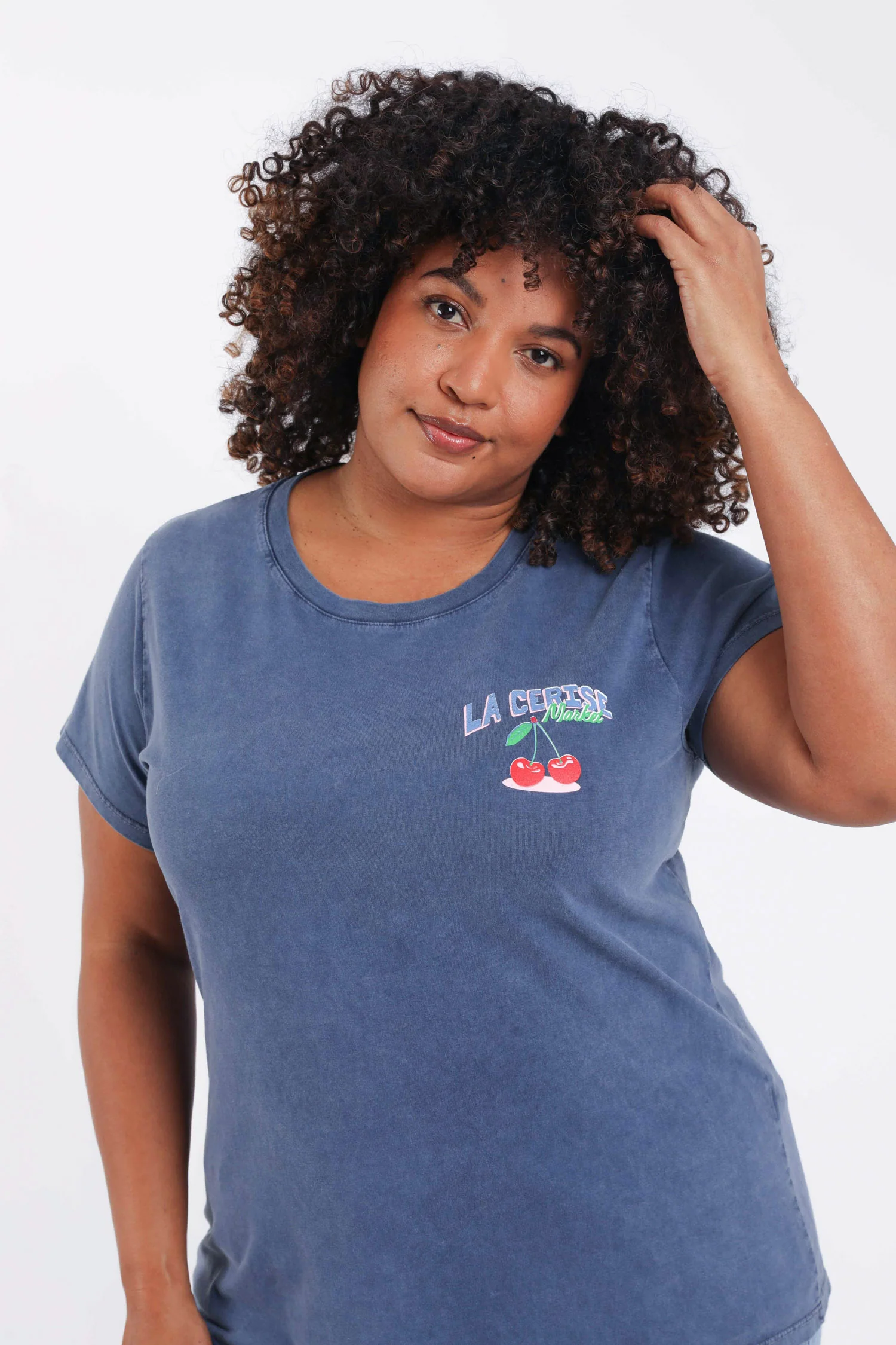 T-shirt en coton imprimé cerises - Image 6