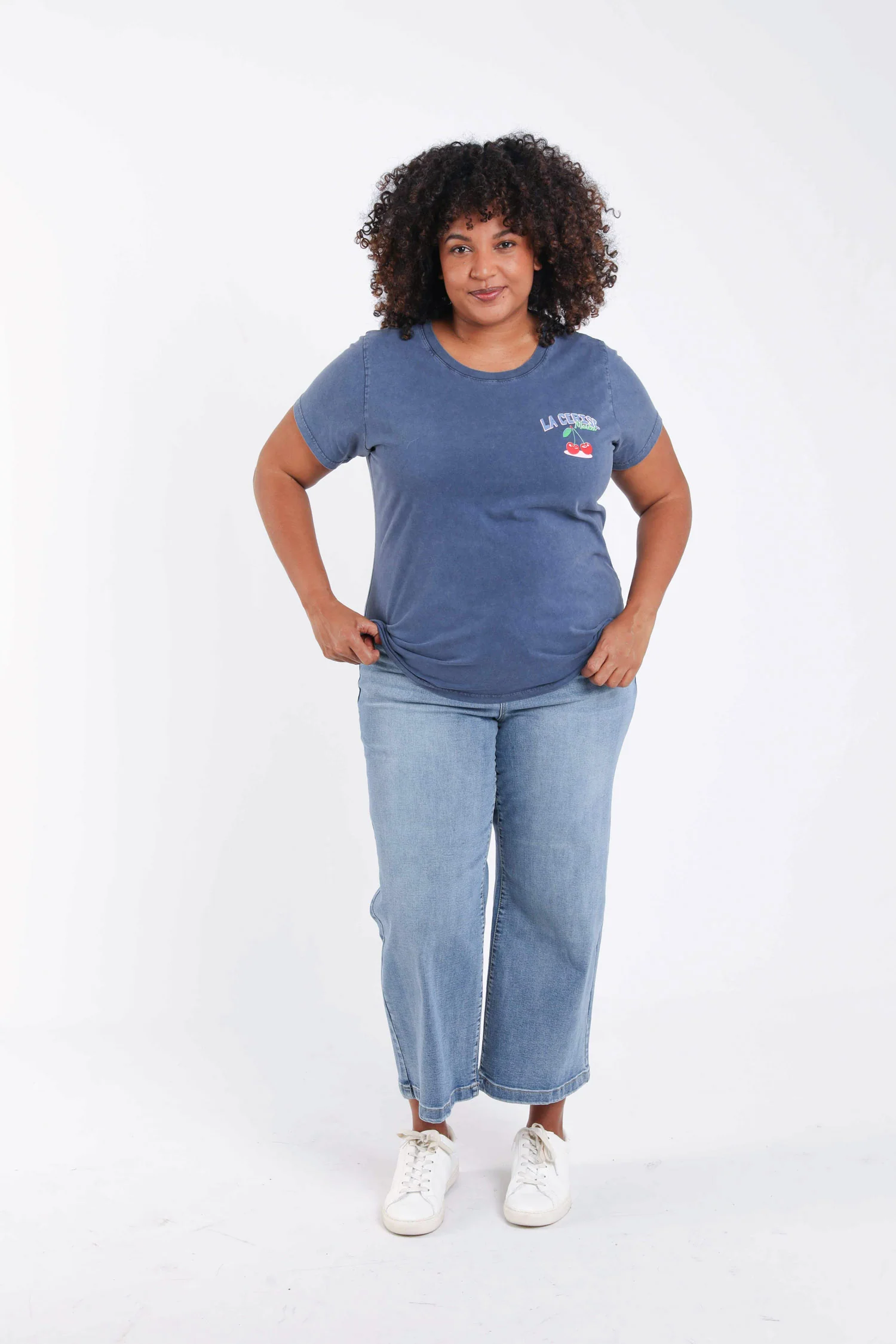 T-shirt en coton imprimé cerises - Image 7