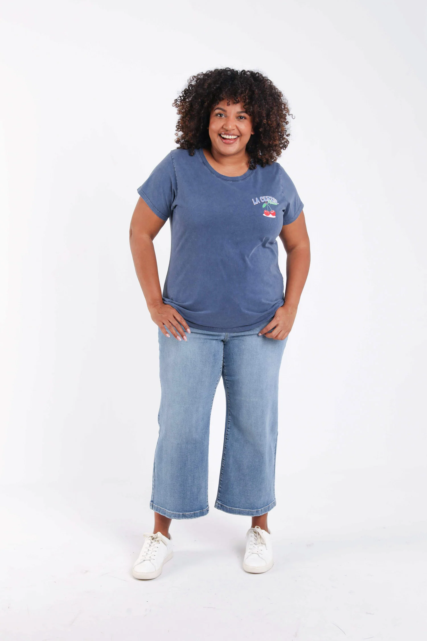 T-shirt en coton imprimé cerises - Image 8