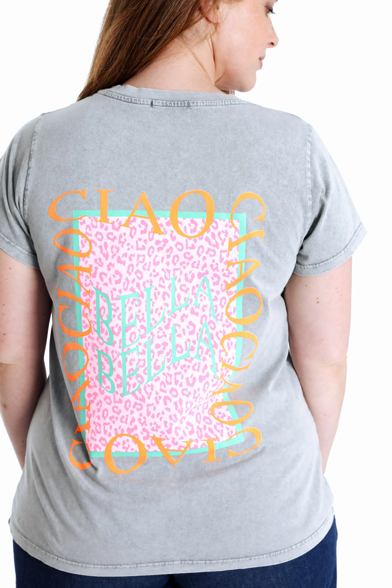 T-shirt en coton imprimé Ciao Bella - Image 5