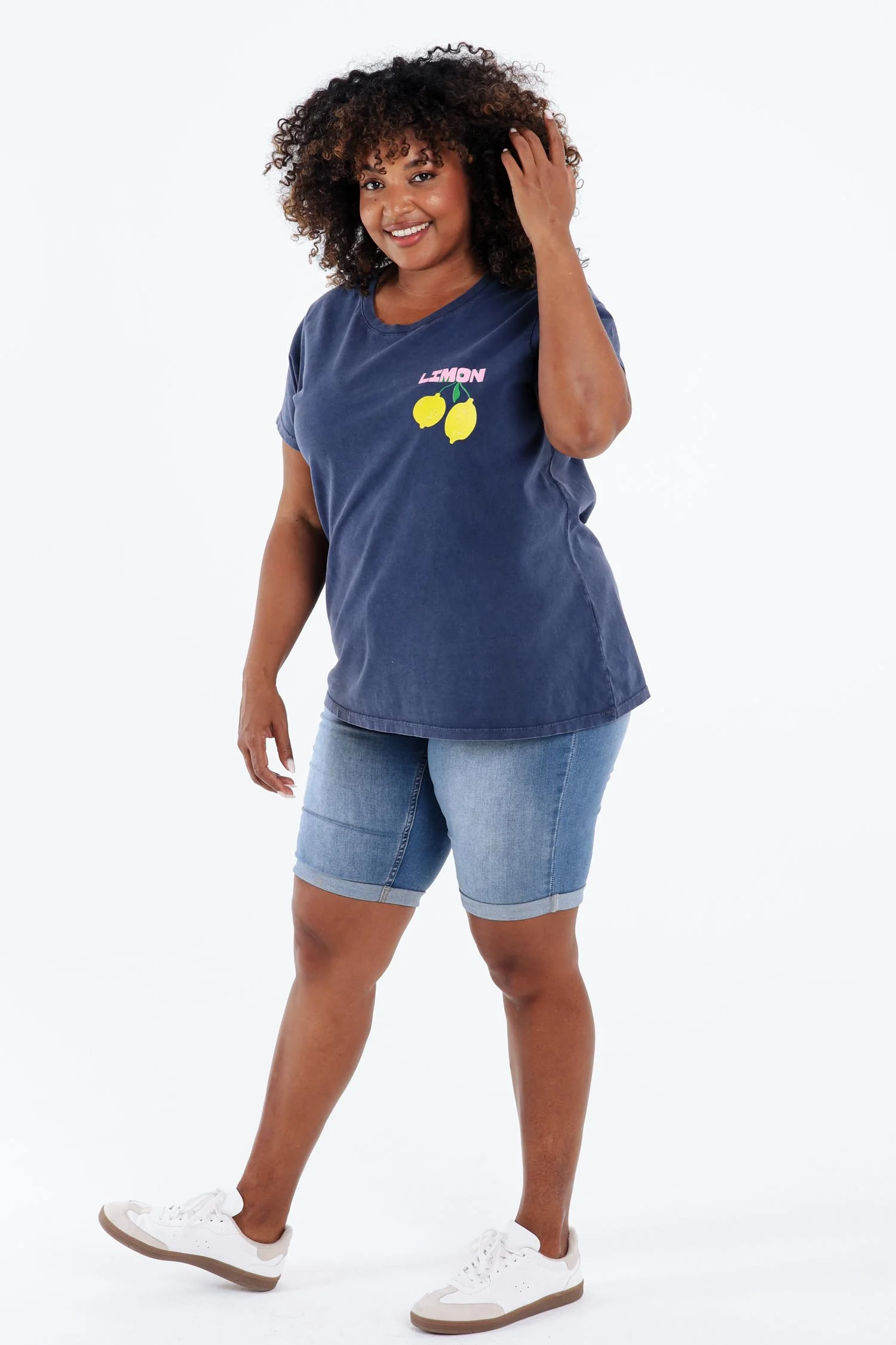 T-shirt en coton imprimé citrons - Image 9