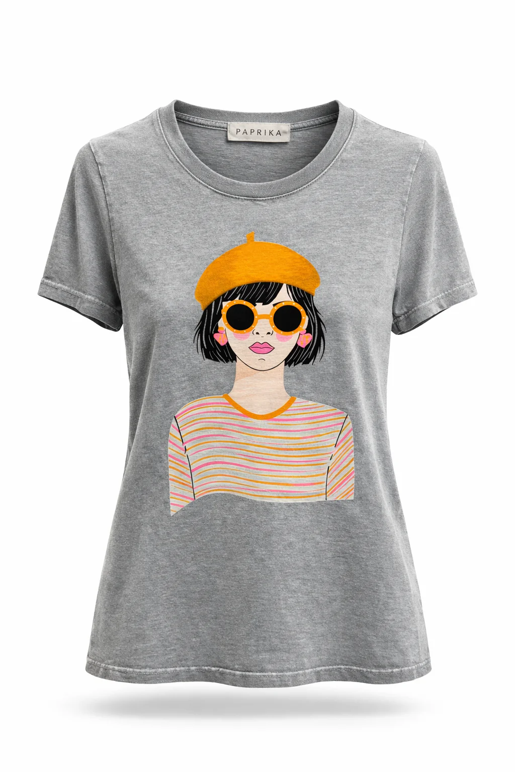 T-shirt en coton imprimé femme - Image 8