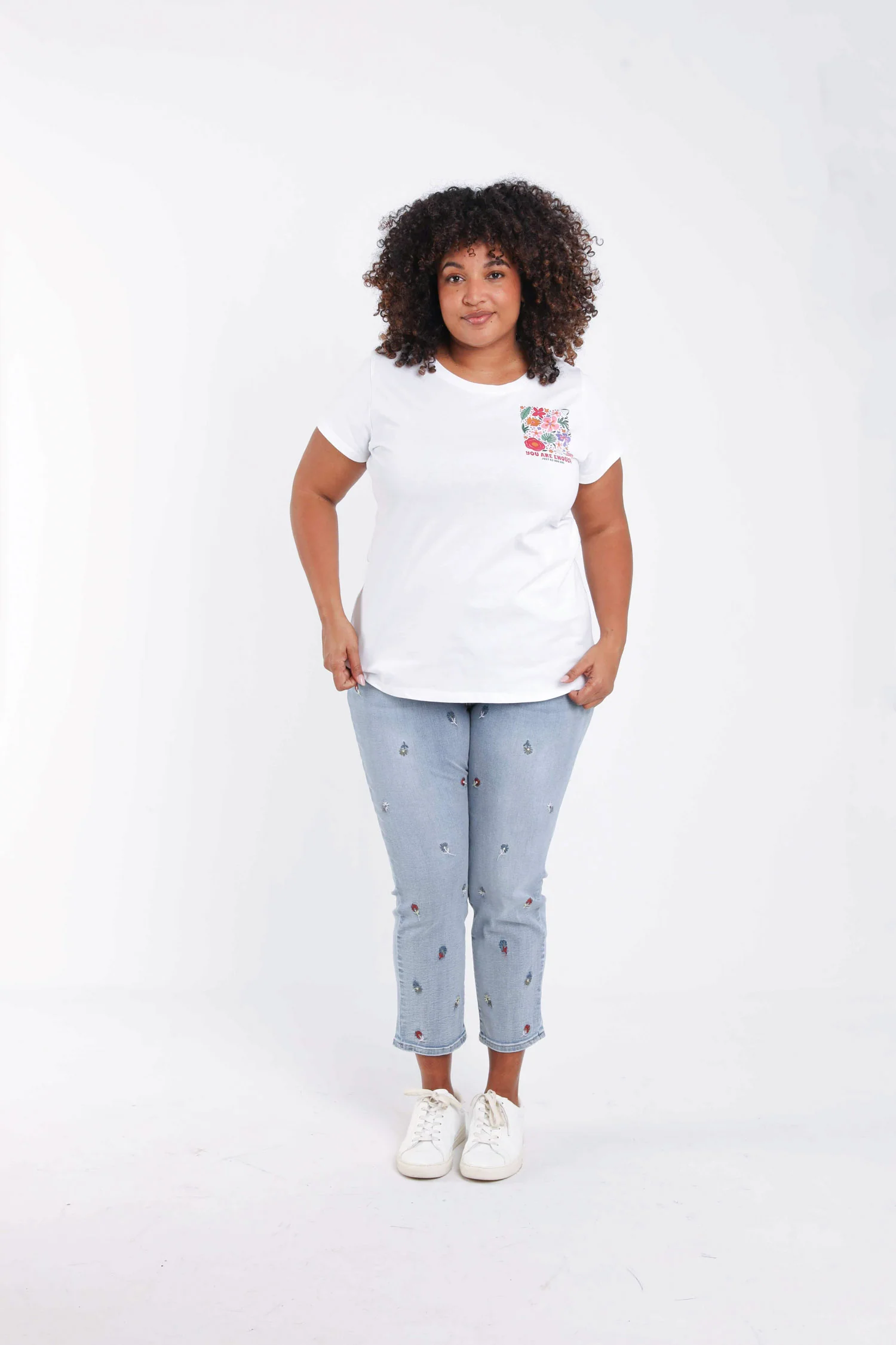 T-shirt en coton imprimé fleurs - Image 9