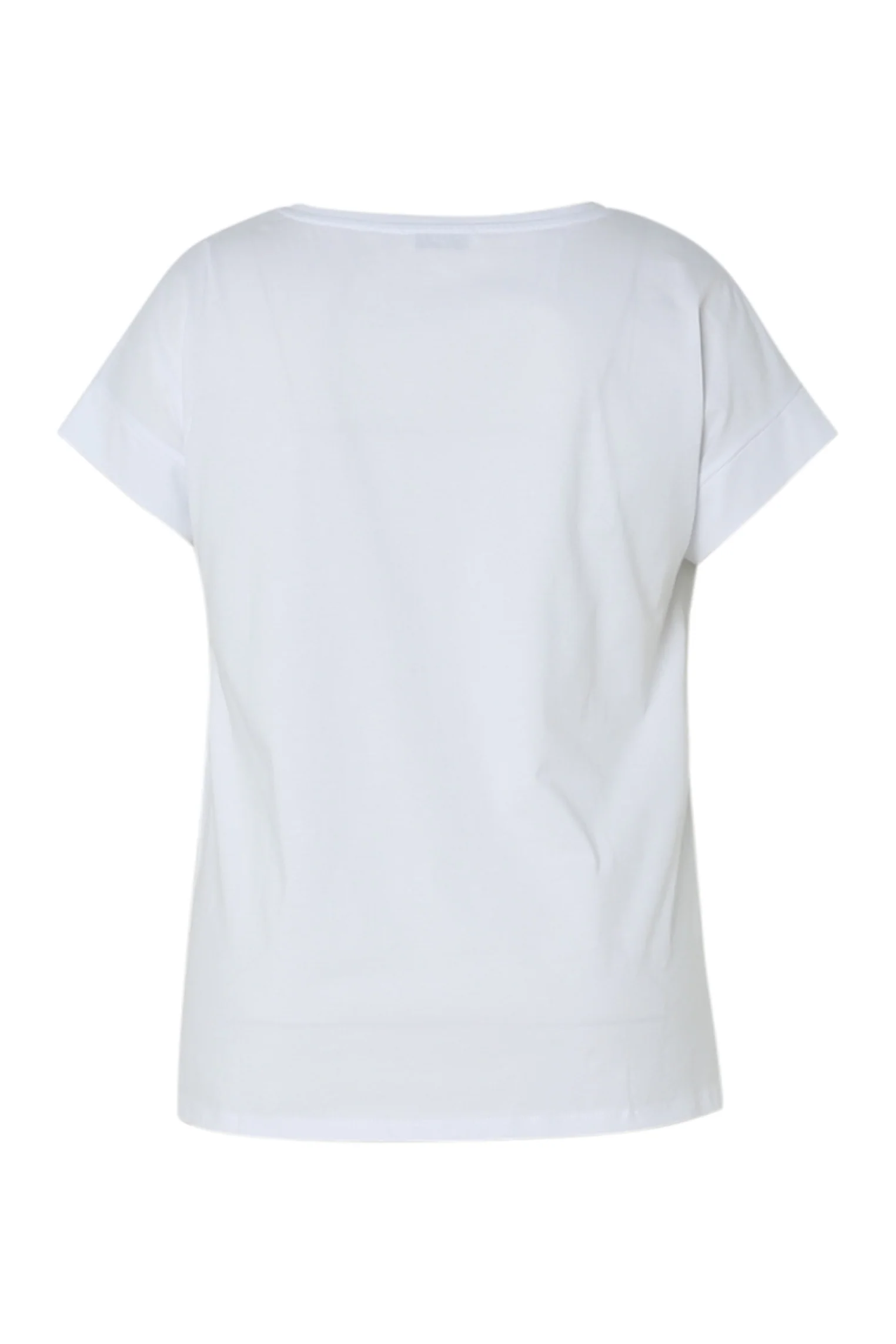 T-shirt en coton uni avec fleurs brodées - Image 11