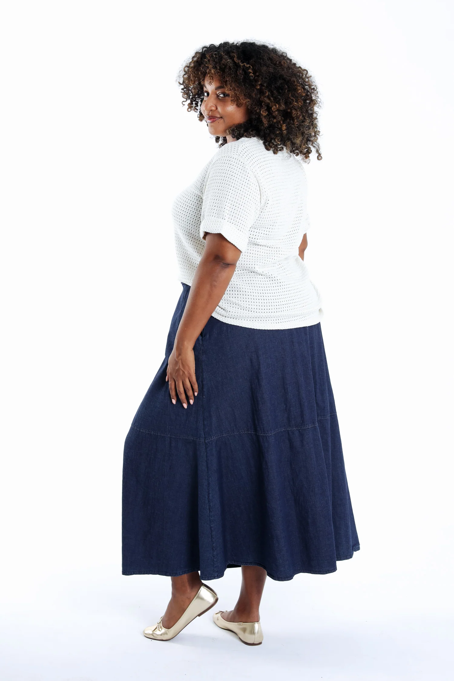 T-shirt en maille avec lurex - Image 2
