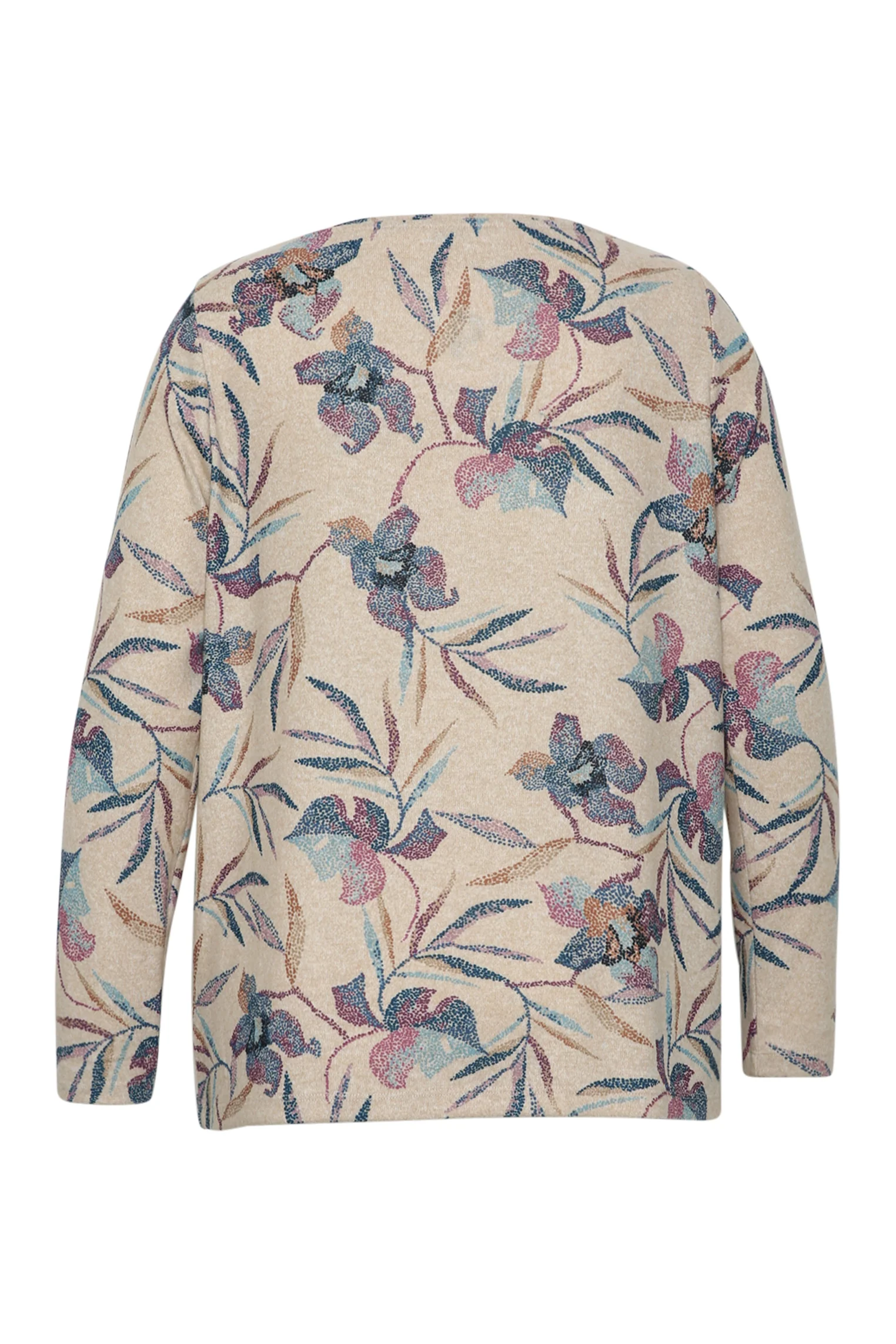 T-shirt en maille chaude imprimé fleuri - Image 9