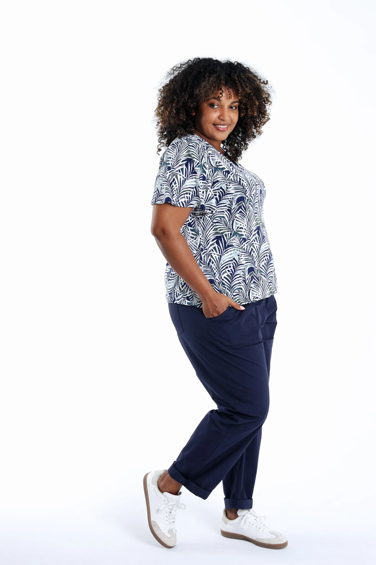 T-shirt imprimé feuillage - Image 9