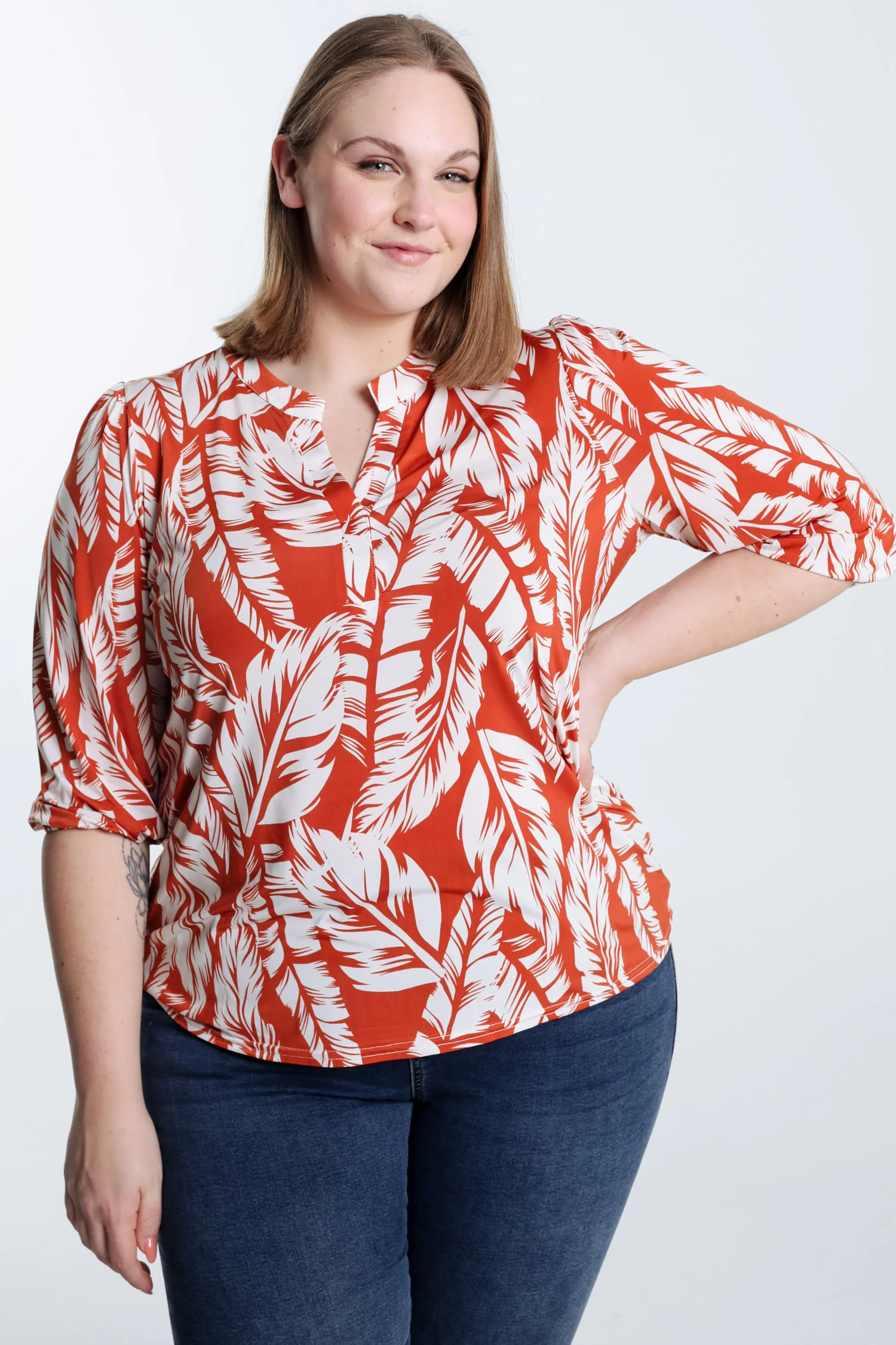 T-shirt imprimé feuilles - Image 12