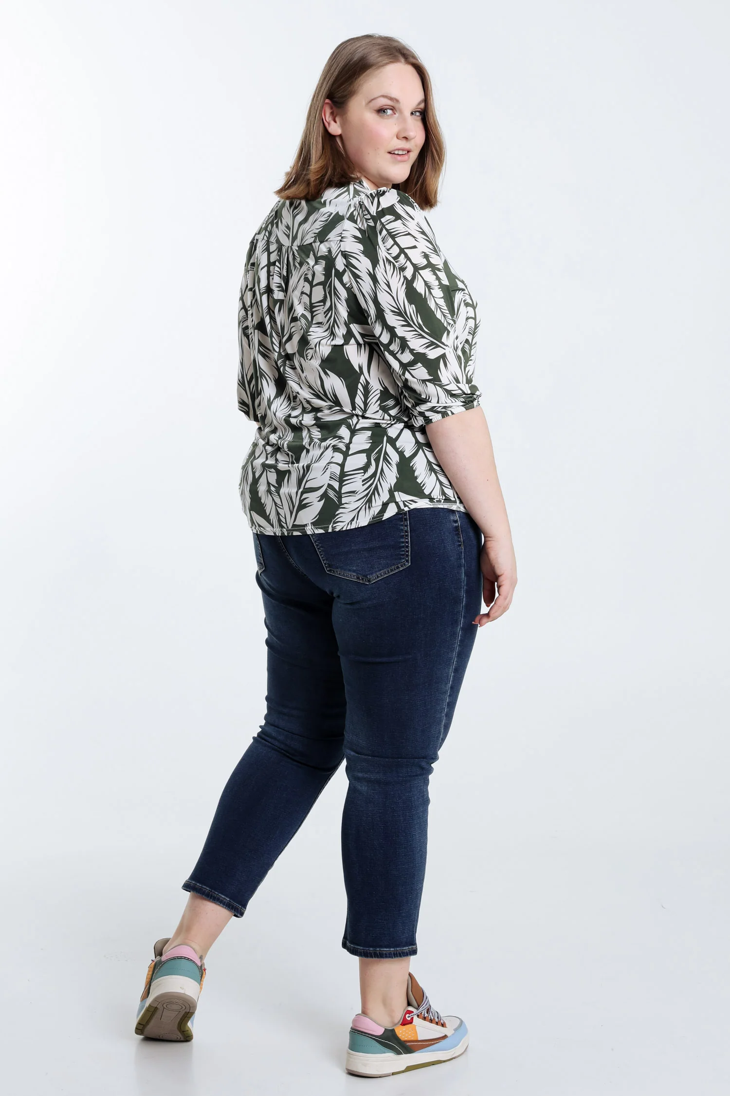 T-shirt imprimé feuilles - Image 2