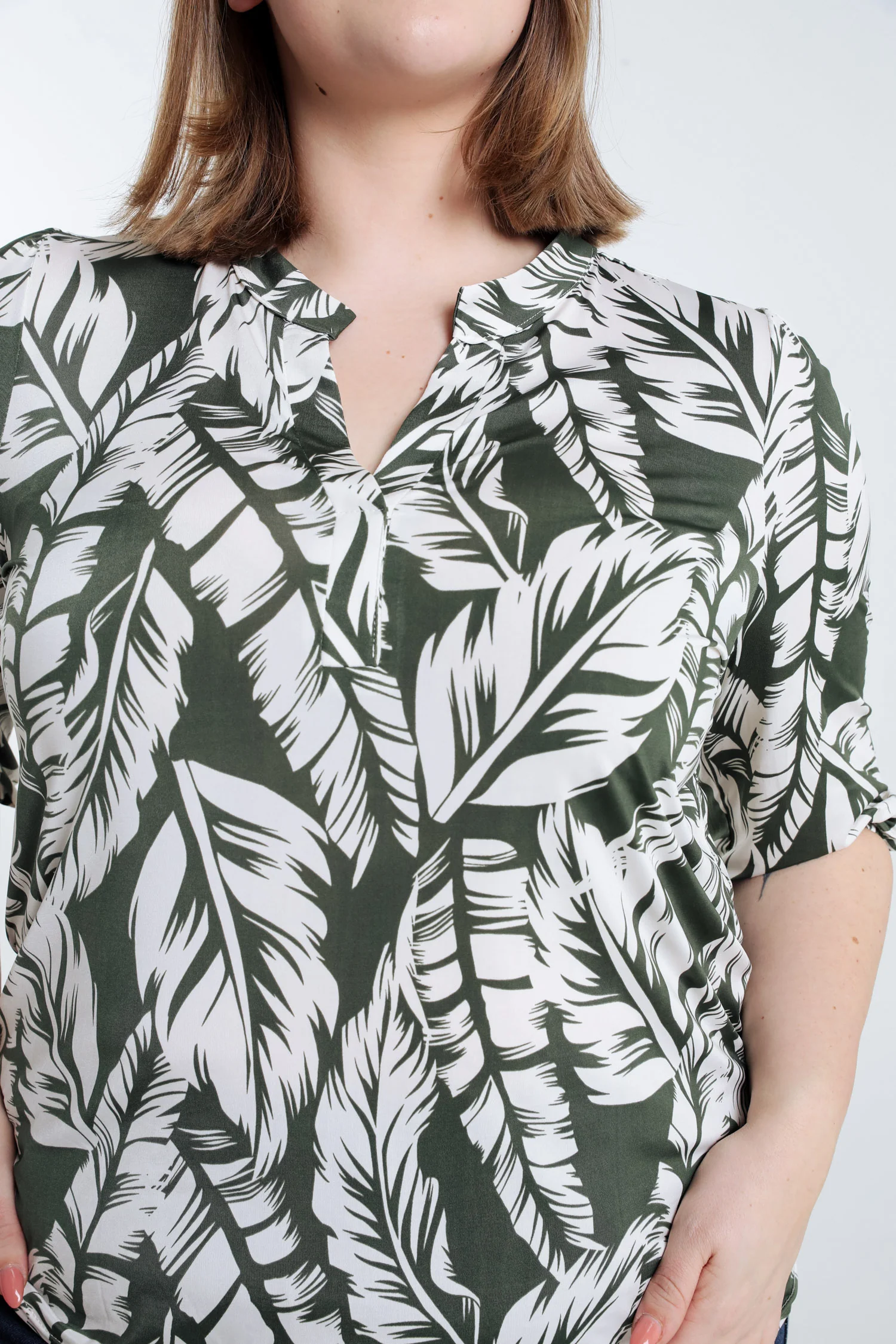 T-shirt imprimé feuilles - Image 3
