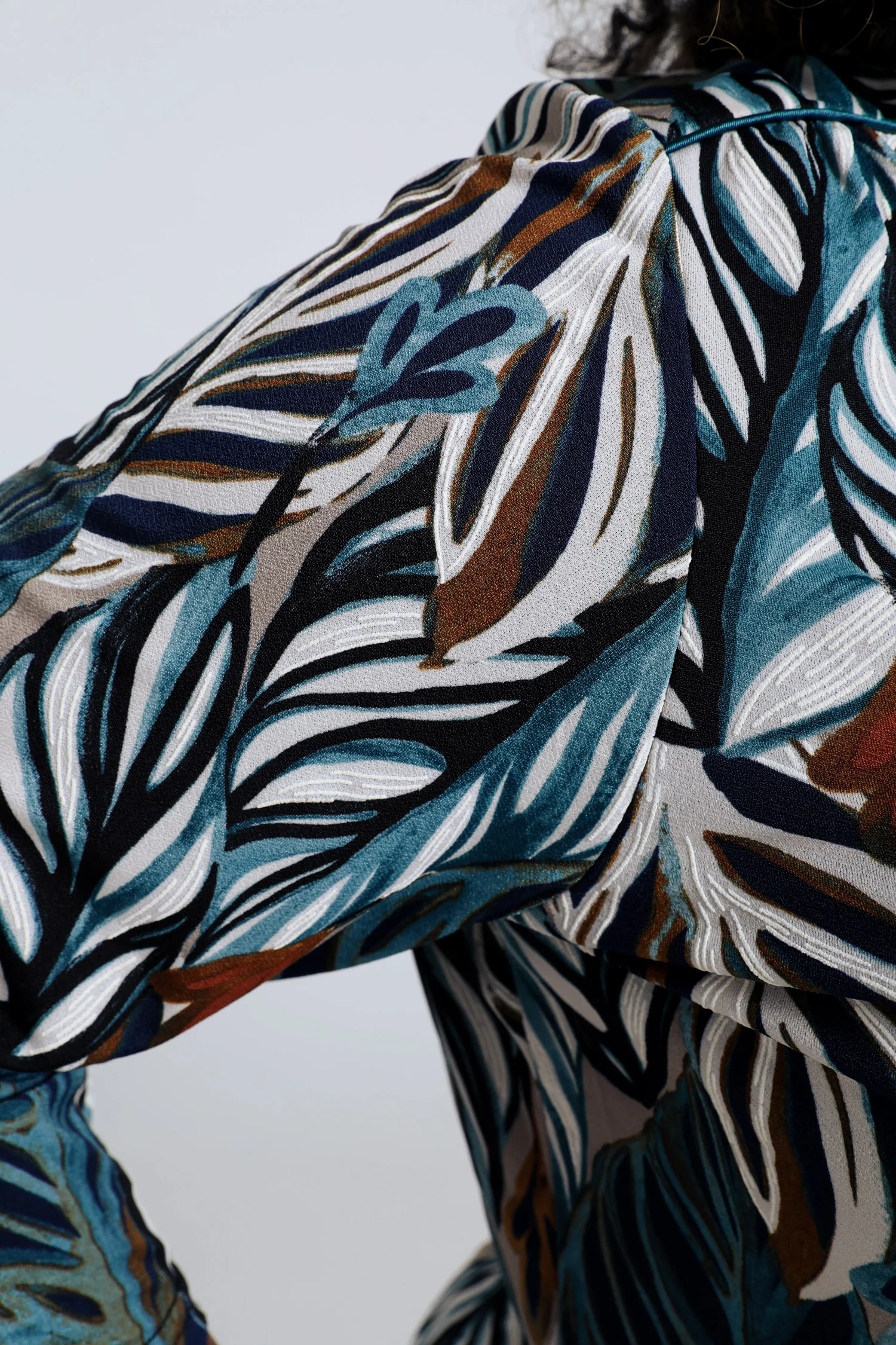 T-shirt plumes en maille gomme - Image 3