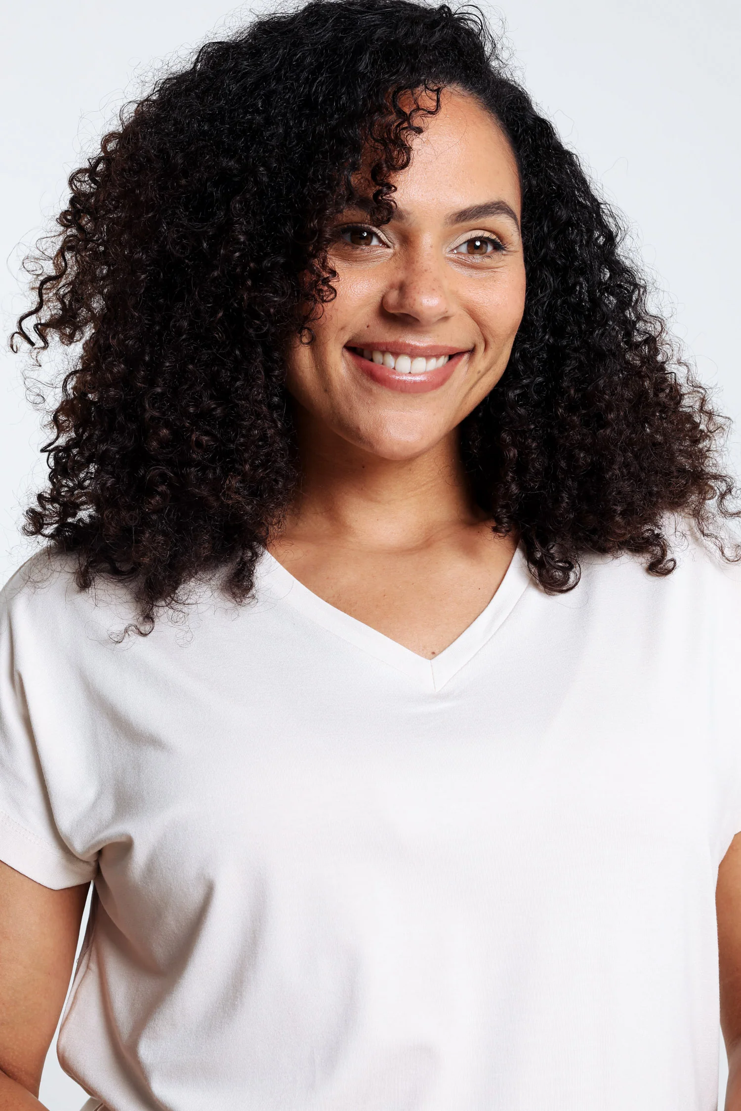 T-shirt uni en viscose - Image 3