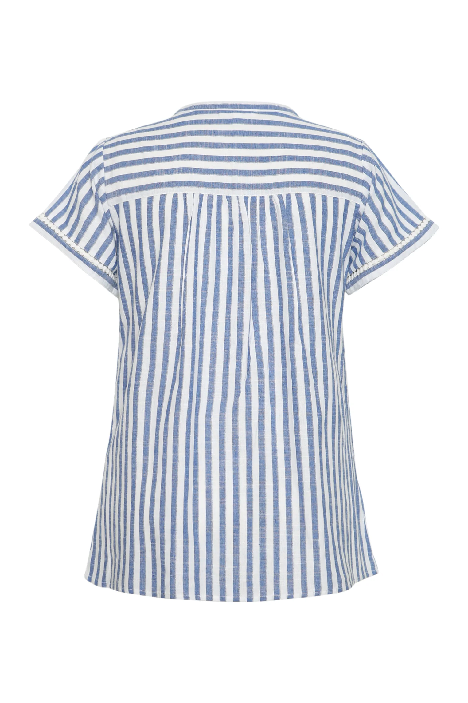 Top rayé avec foil et broderies - Image 10