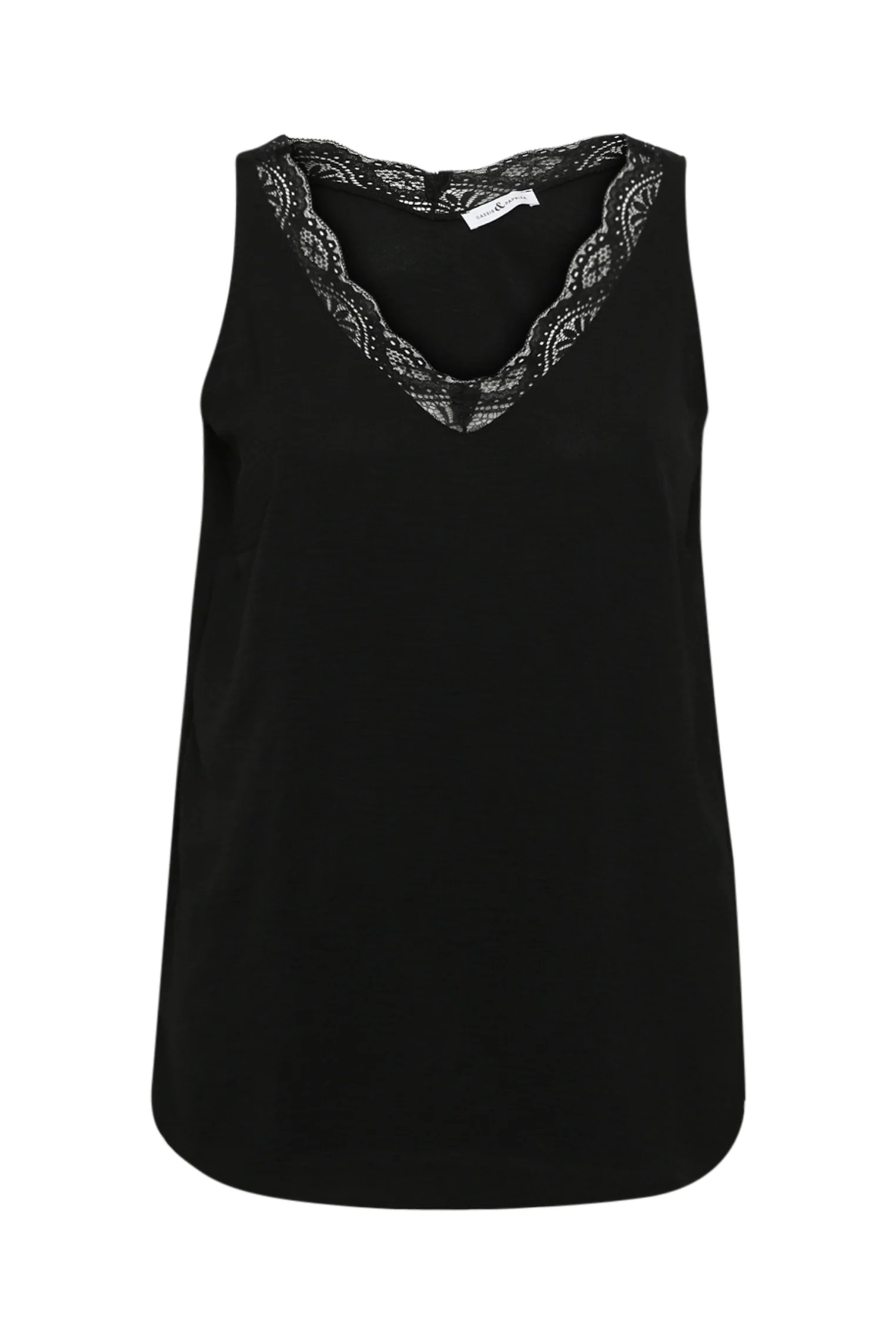 Top uni avec dentelle - Image 7