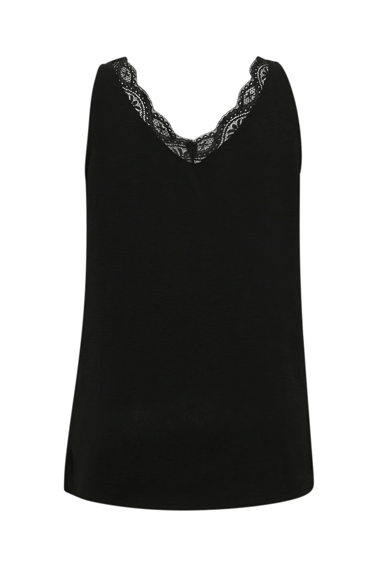 Top uni avec dentelle - Image 8
