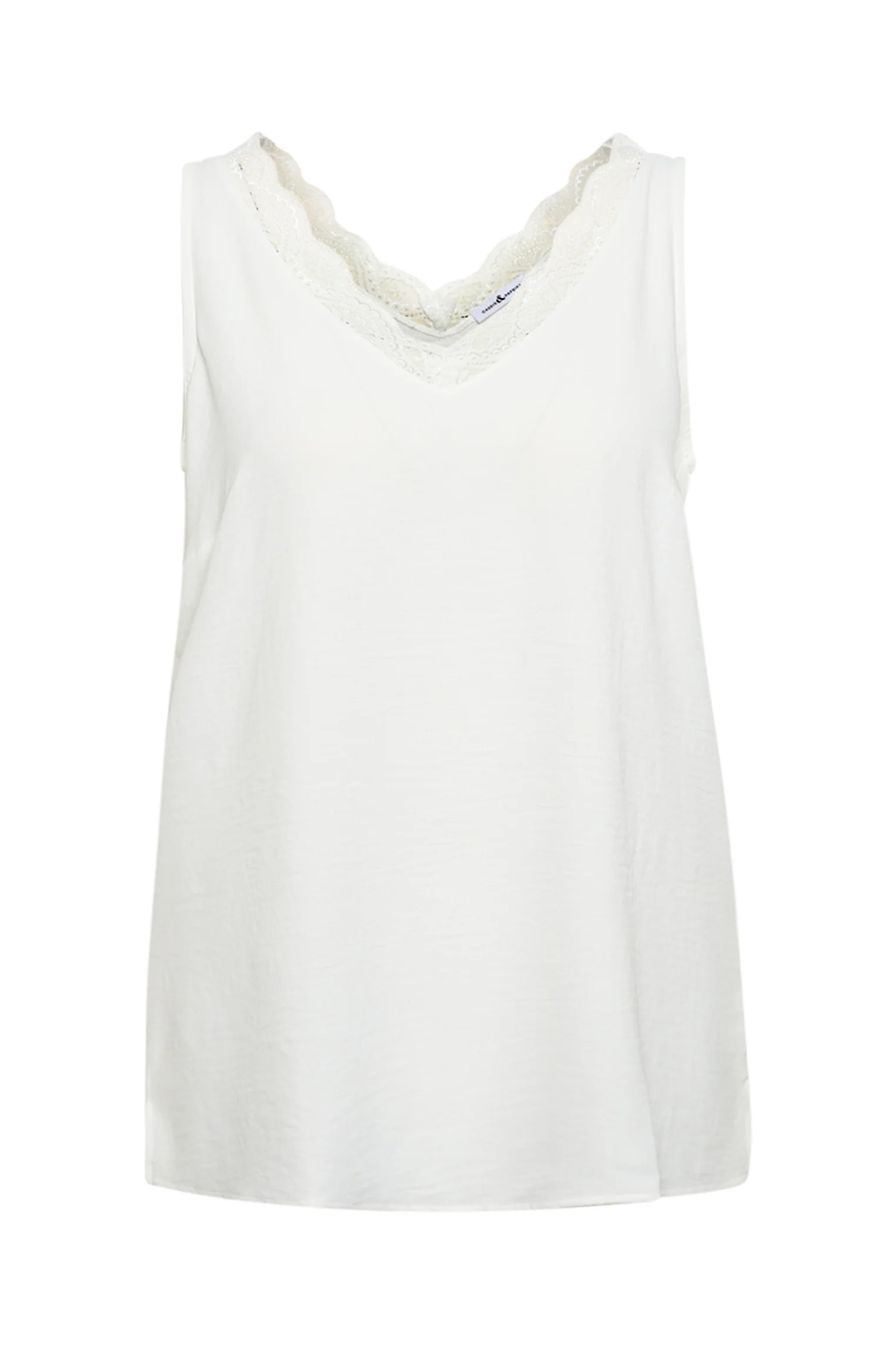 Top uni avec dentelle - Image 8