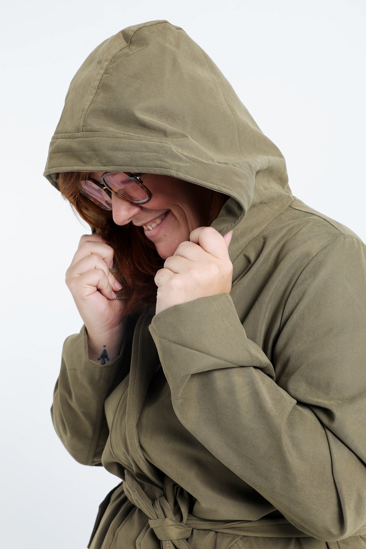 Trench zippé à capuche - Image 3