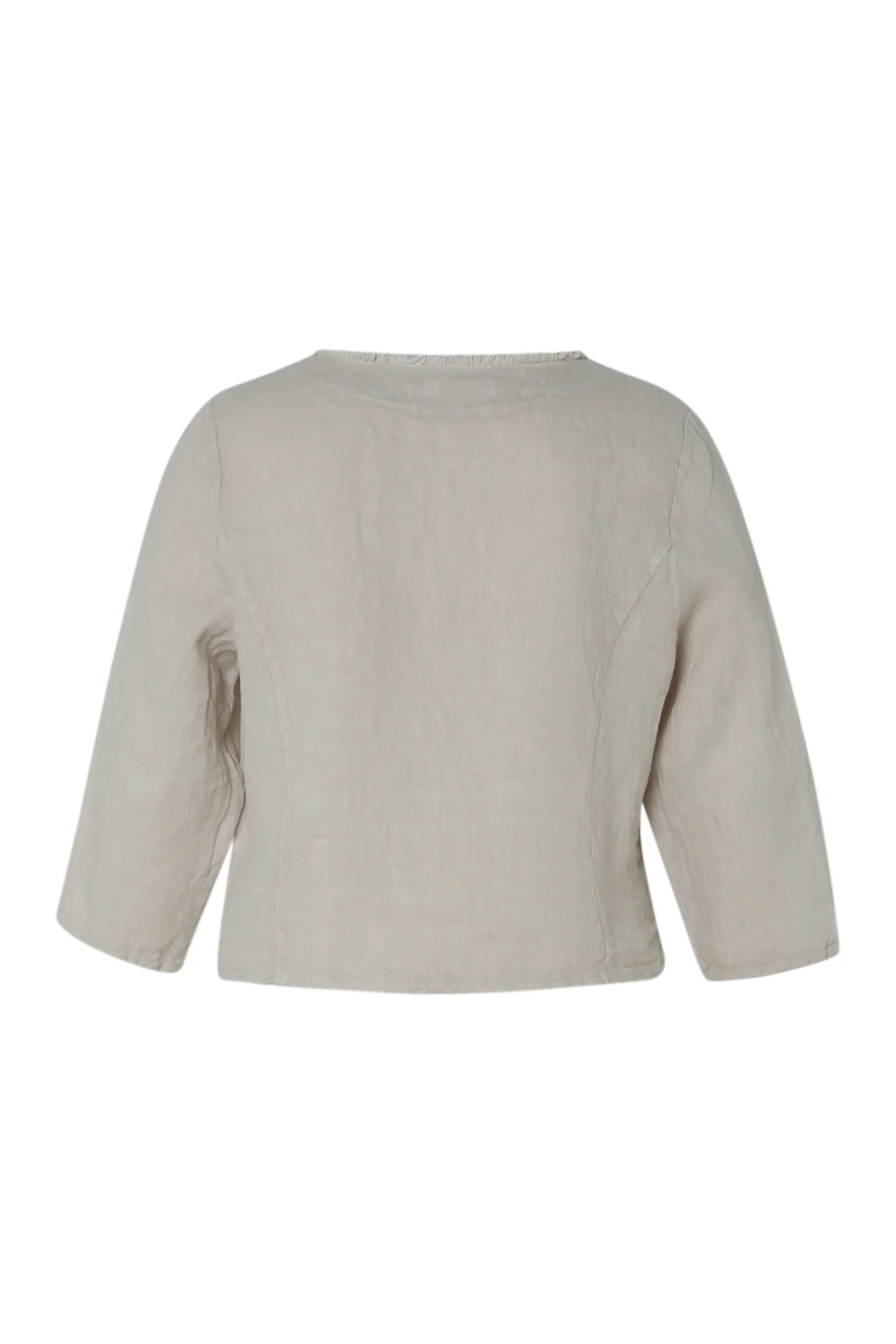 Veste courte en lin imprimé floral - Image 11