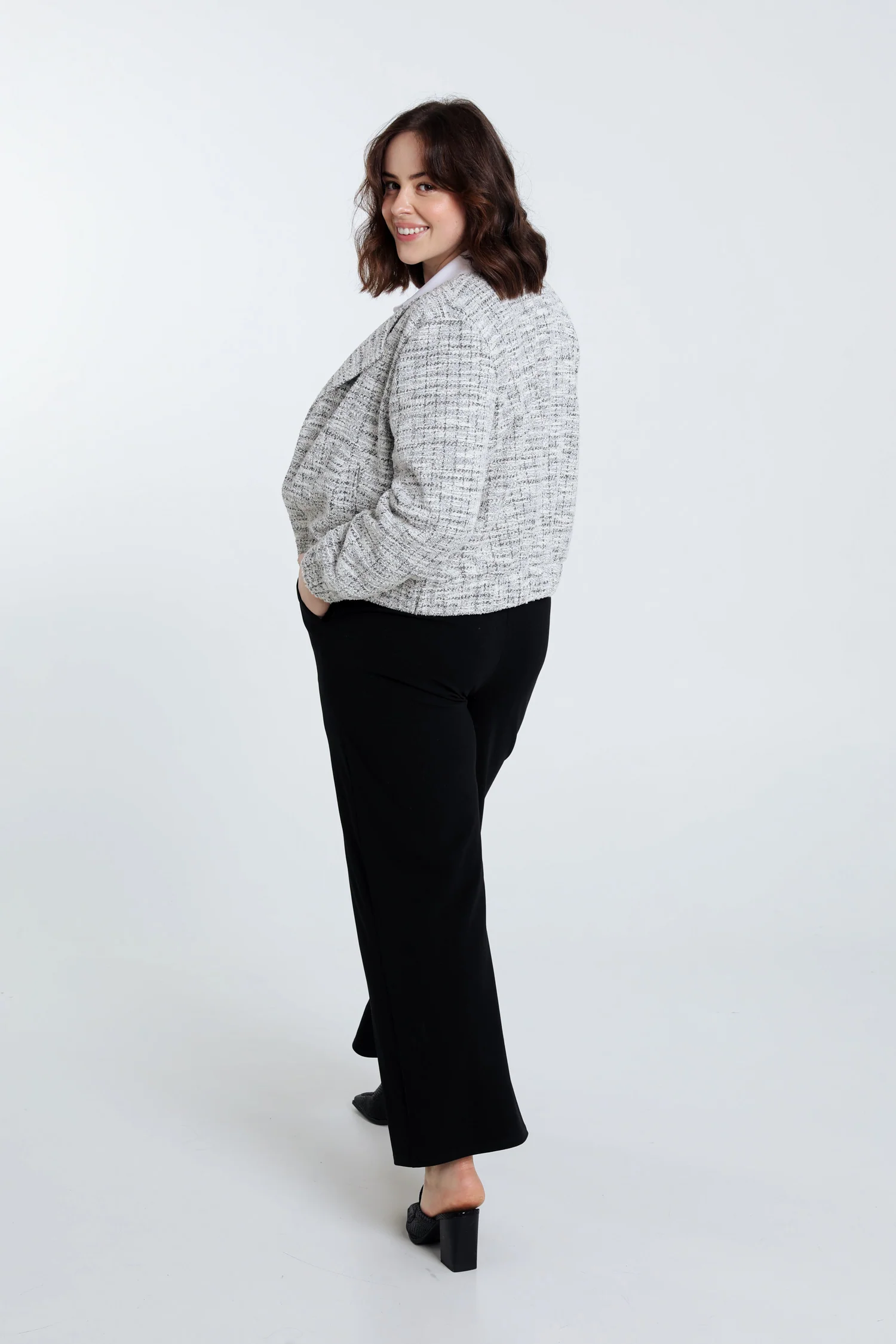 Veste effet tweed - Image 2