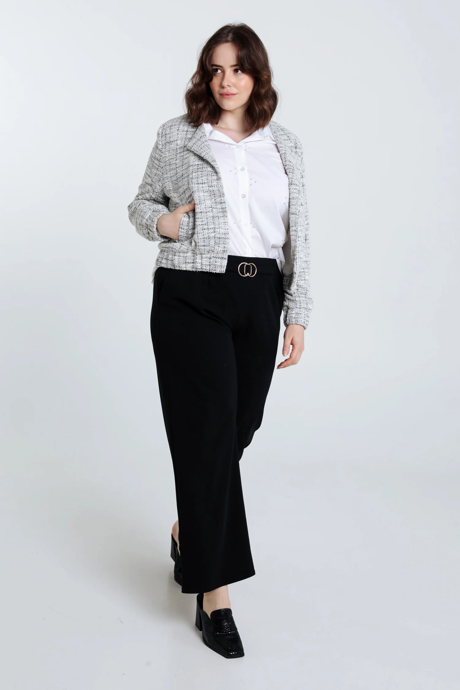 Veste effet tweed - Image 6