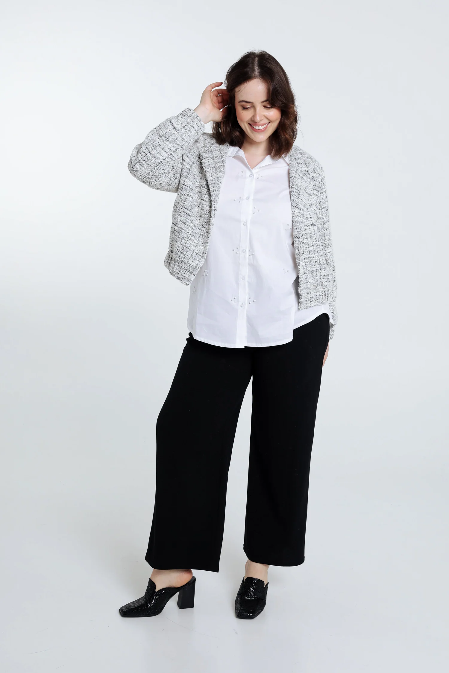 Veste effet tweed - Image 9