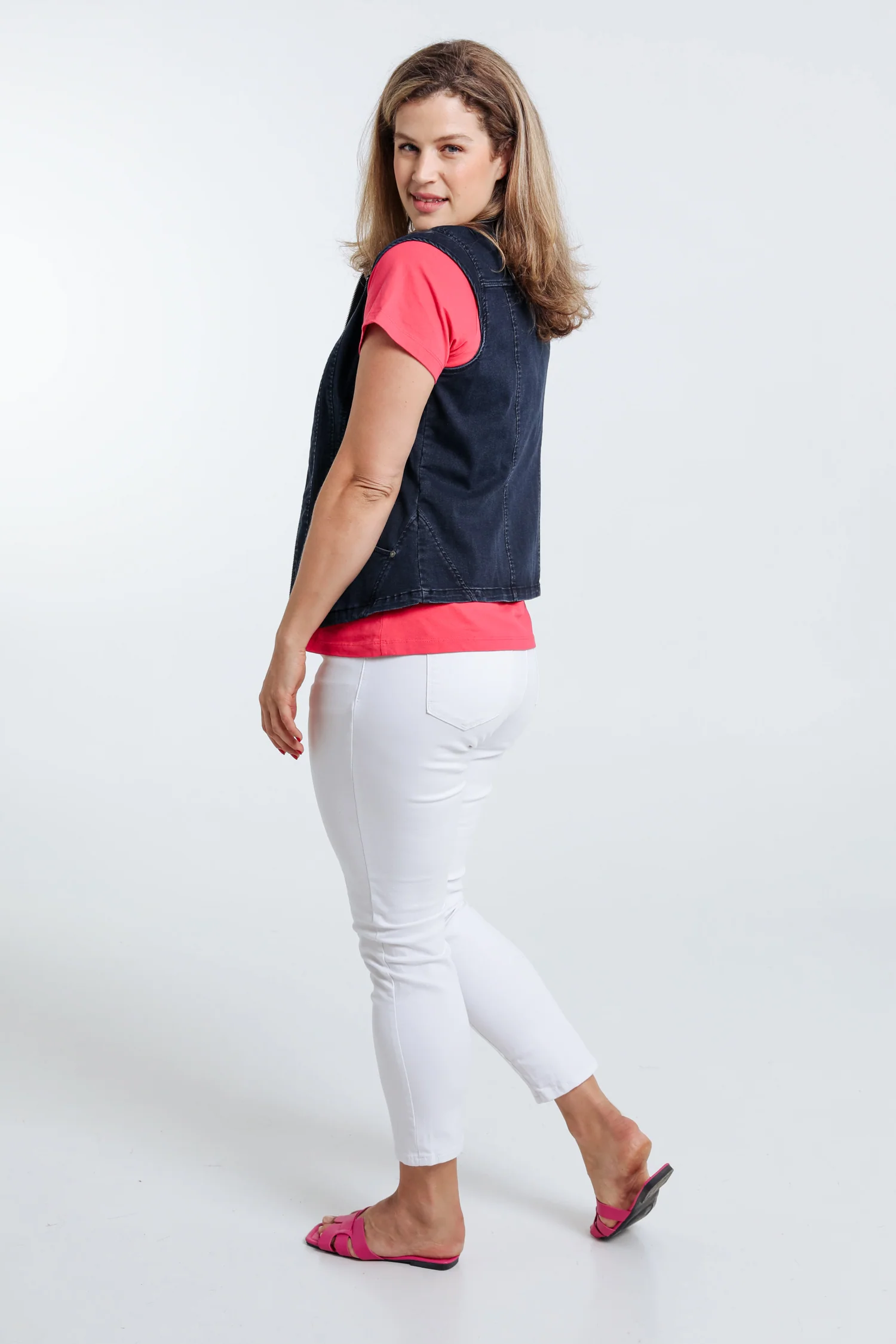 Veste en jean zippée - Image 2
