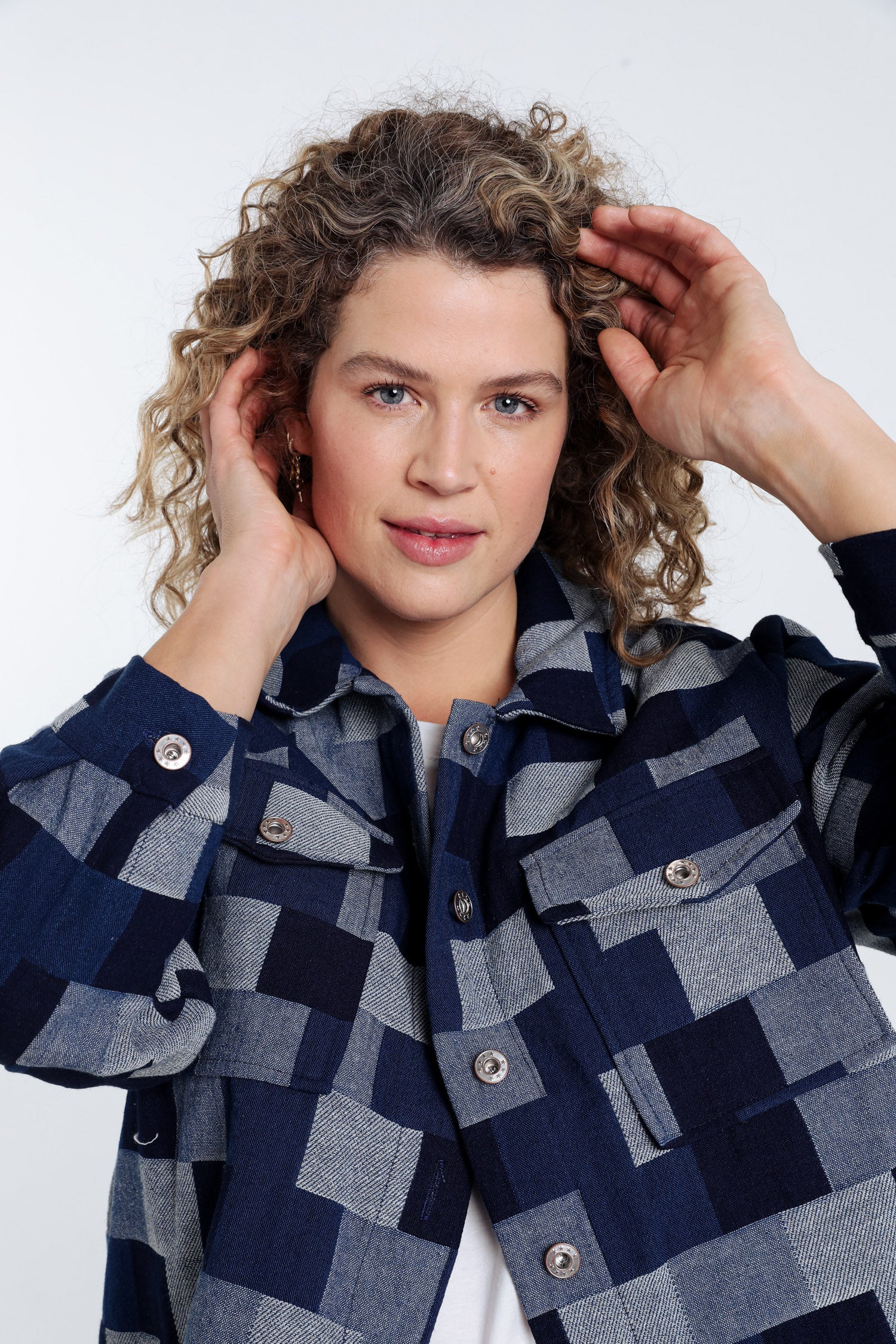 Veste en jeans dessin patch - Image 3