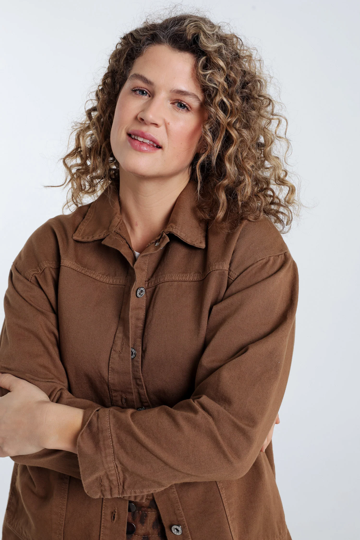 Veste en jeans unie - Image 3