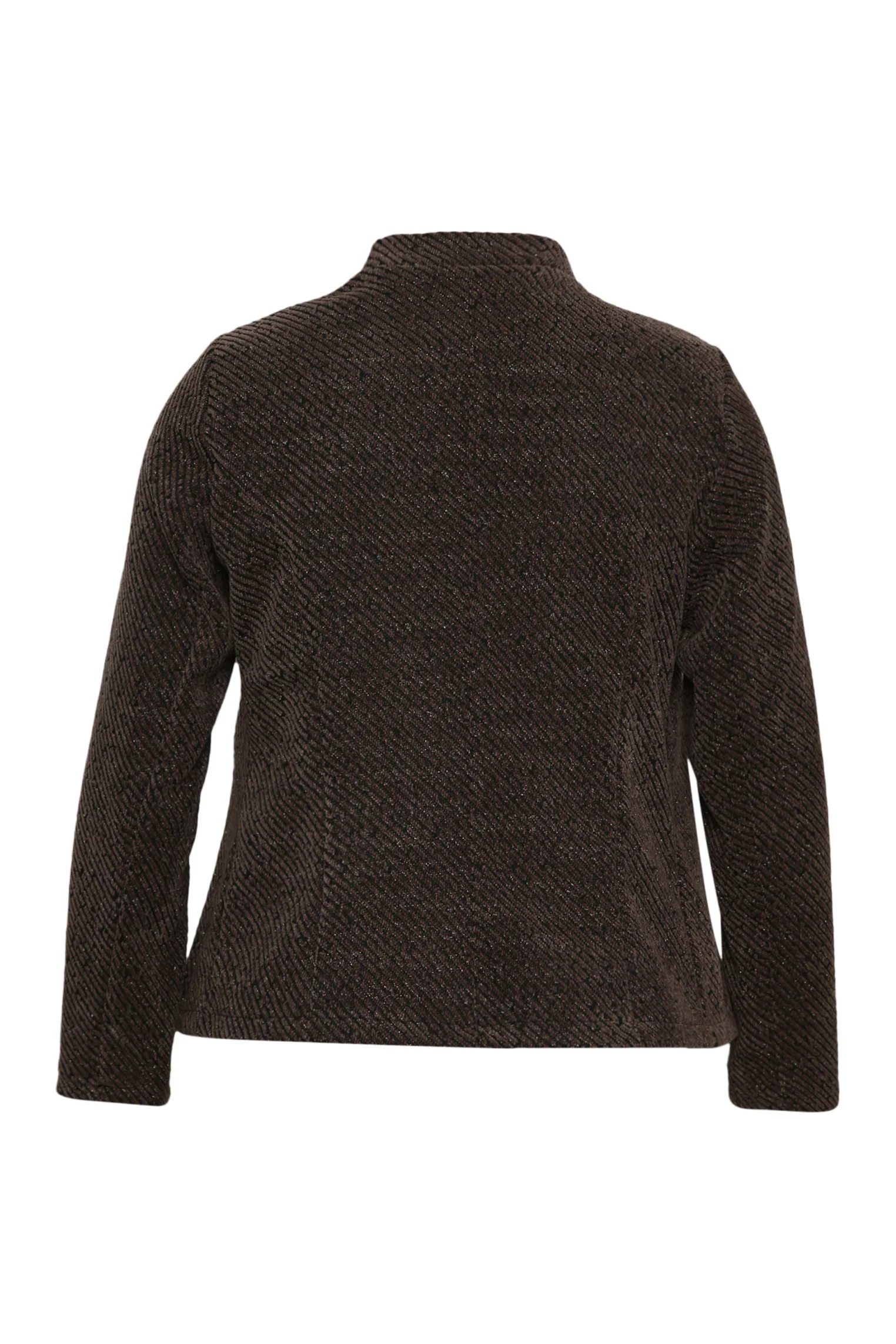 Veste jacquard bicolore avec lurex - Image 11