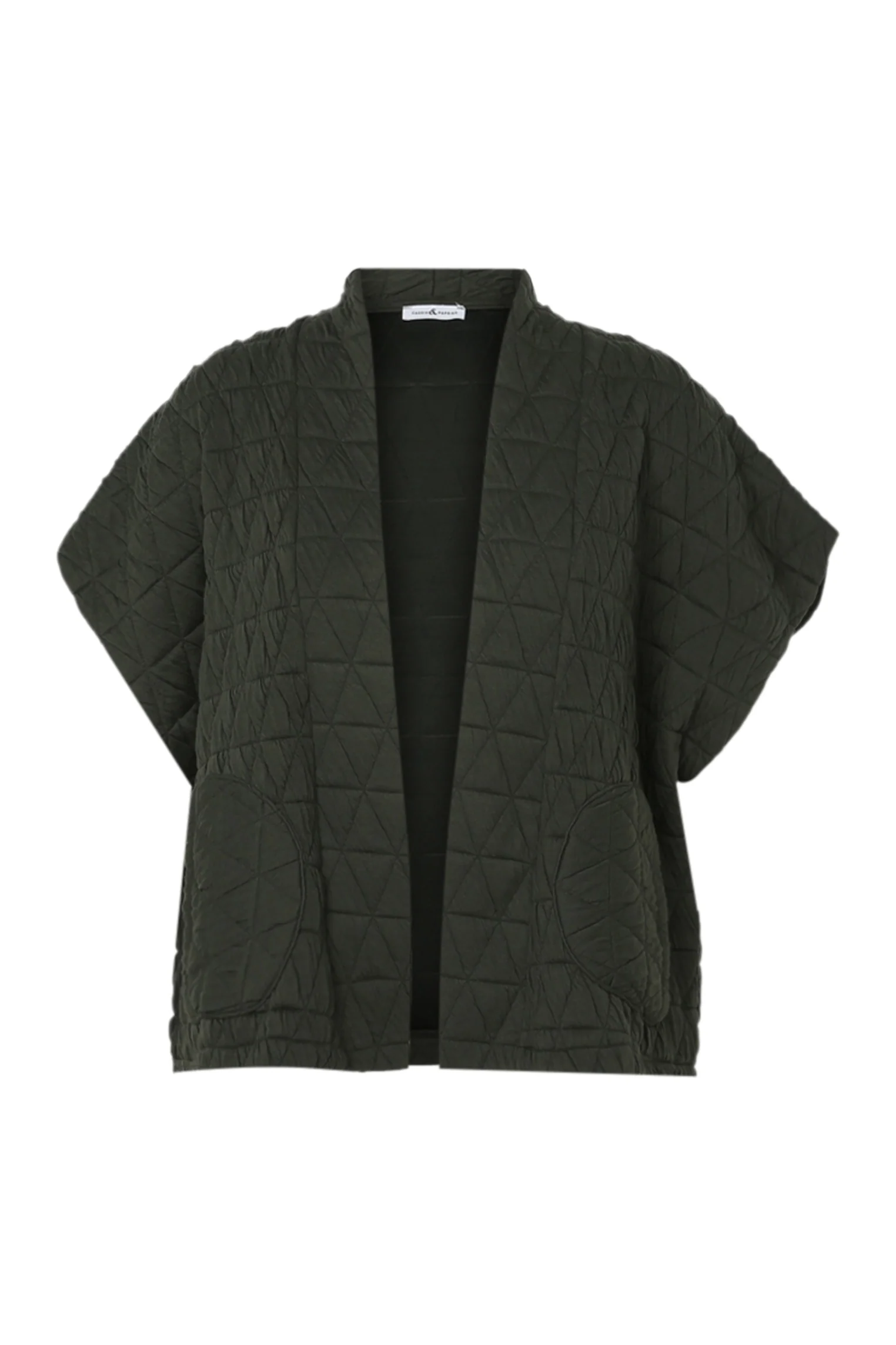 Veste kimono matelassée unie - Image 21
